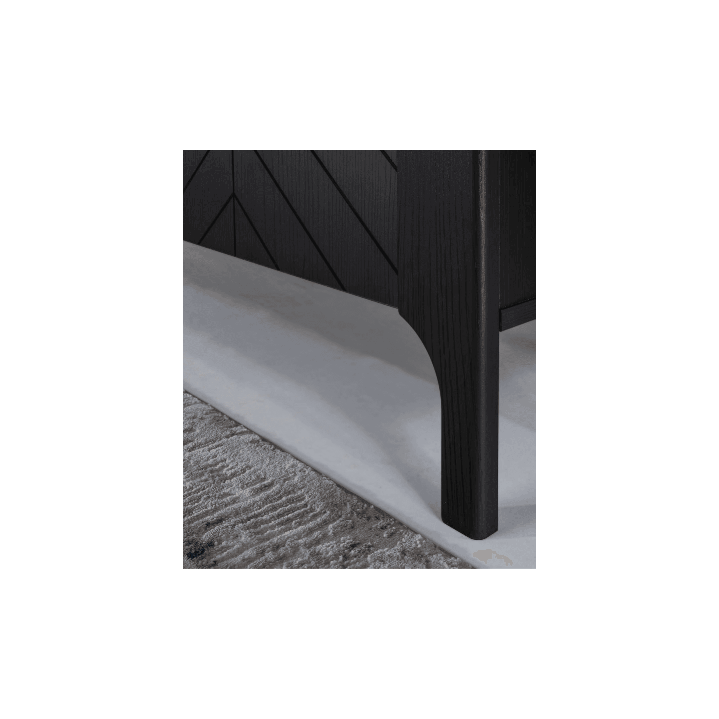 Witryna Solvian 103 cm Czarna