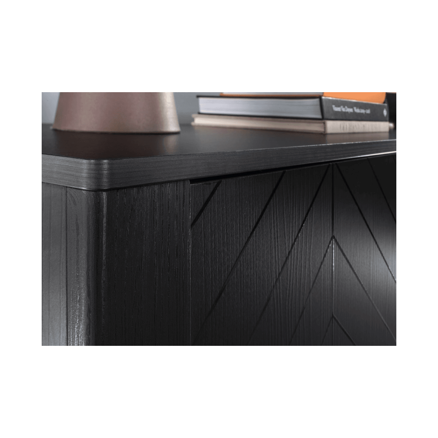 Witryna Solvian 60 cm Czarna