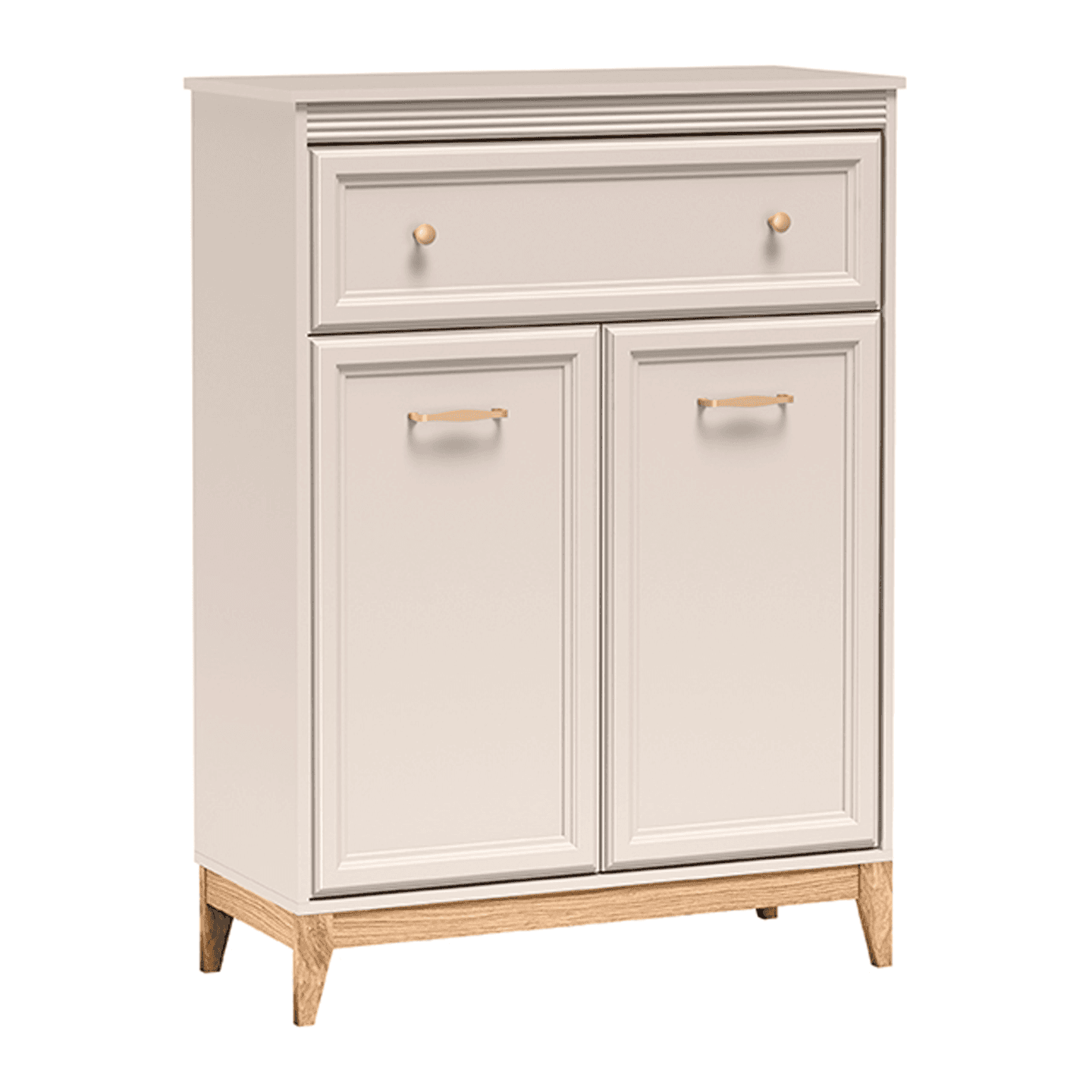 Komoda Belumi 92 cm Kaszmir + Dąb