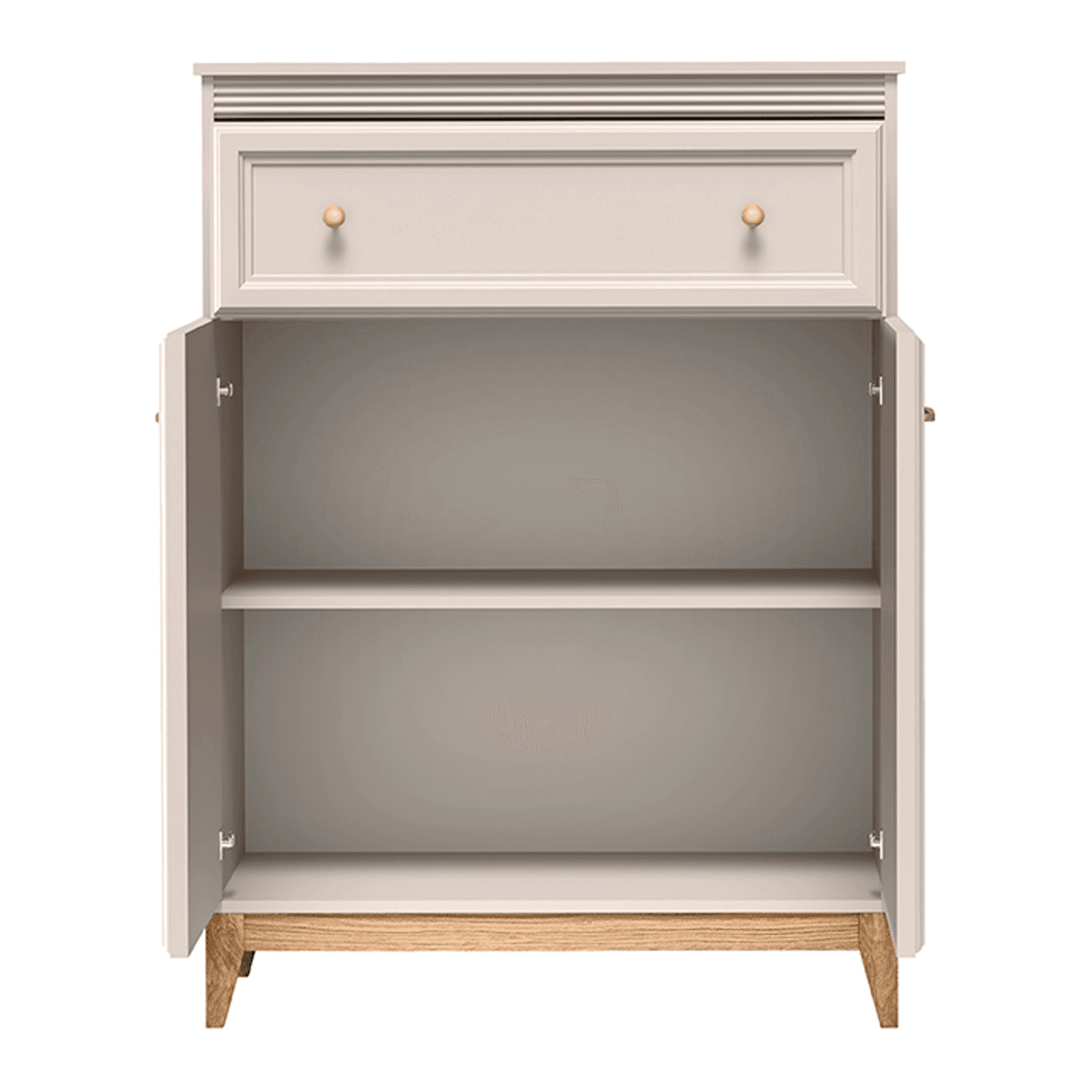 Komoda Belumi 92 cm Kaszmir + Dąb