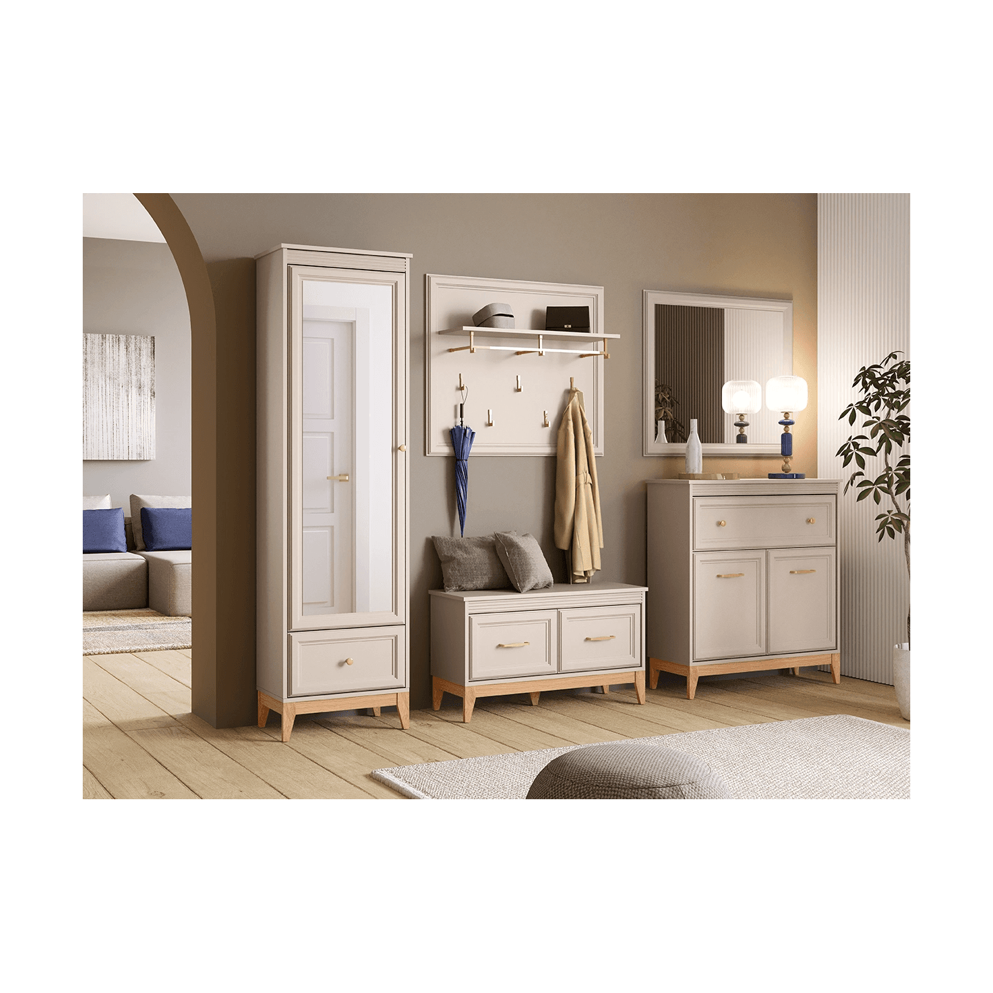 Lustro Belumi 92 cm Kaszmir - zdjęcie 2