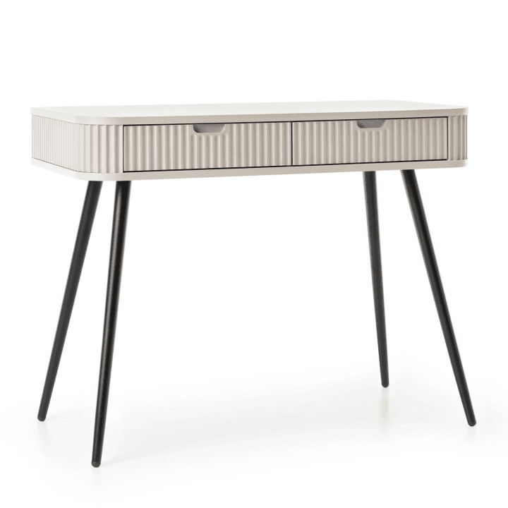 Toaletka Nole 103 cm kaszmir + czarne nóżki