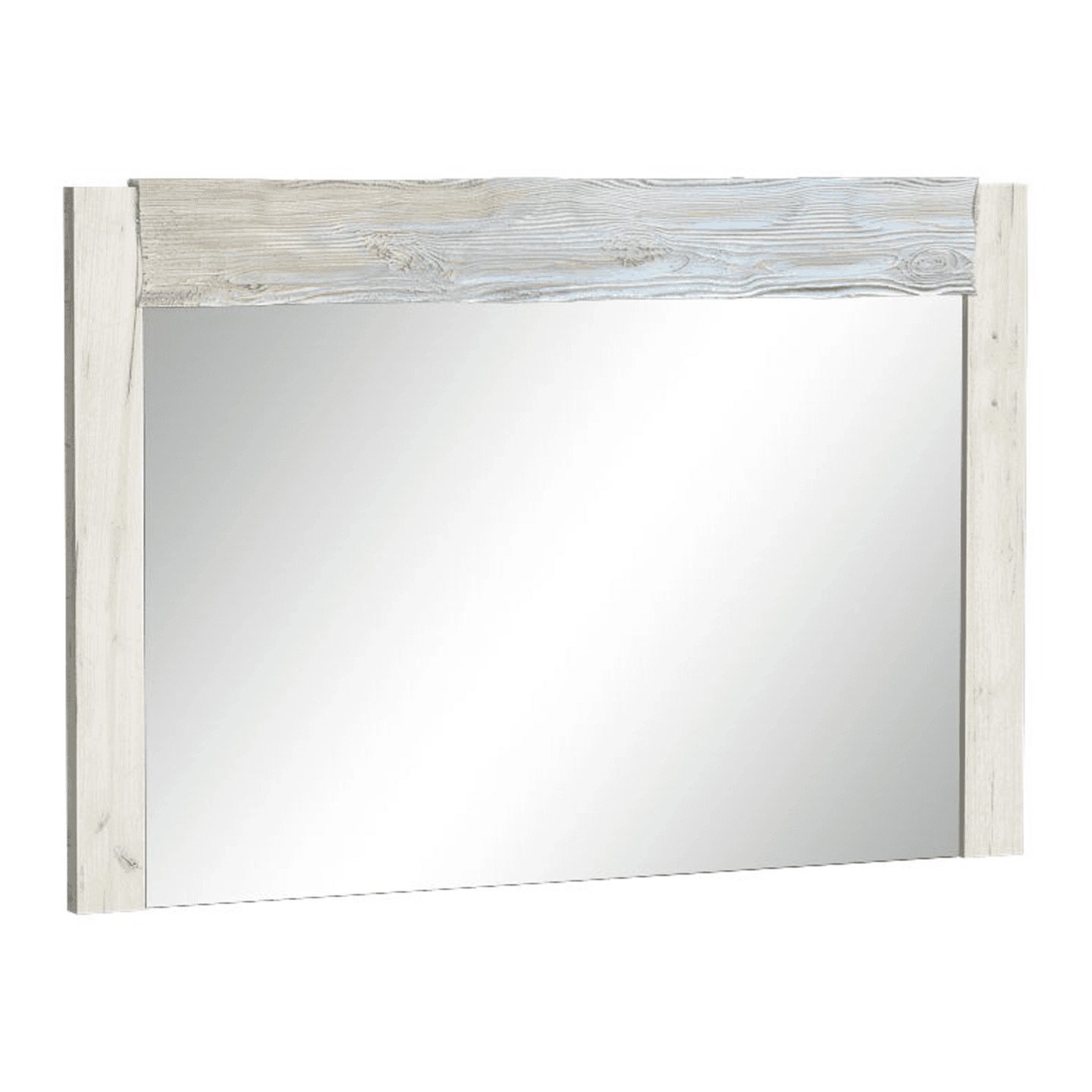 Lustro Monteri 120 cm Kraft Biały