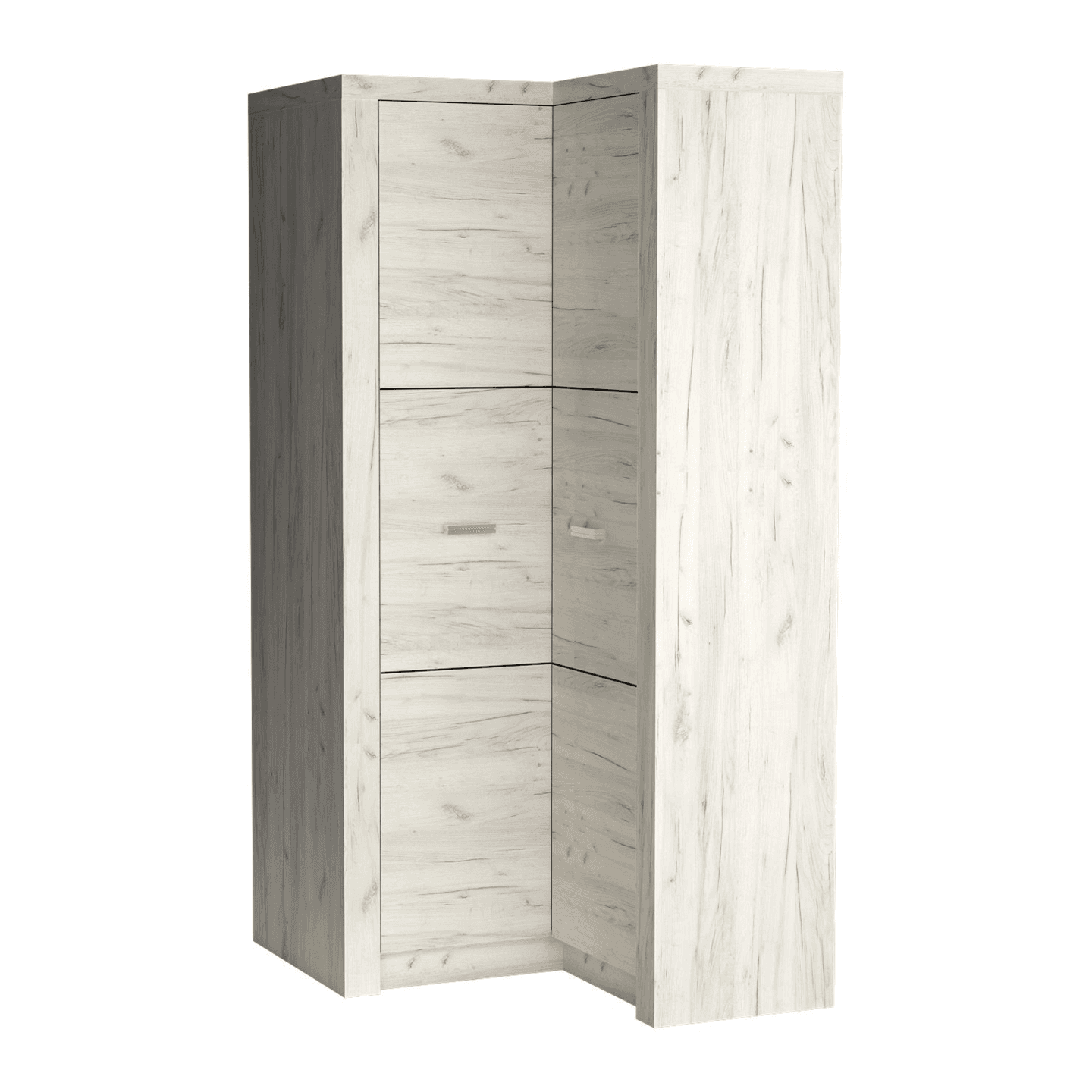 Szafa narożna Monteri 90 cm Kraft Biały