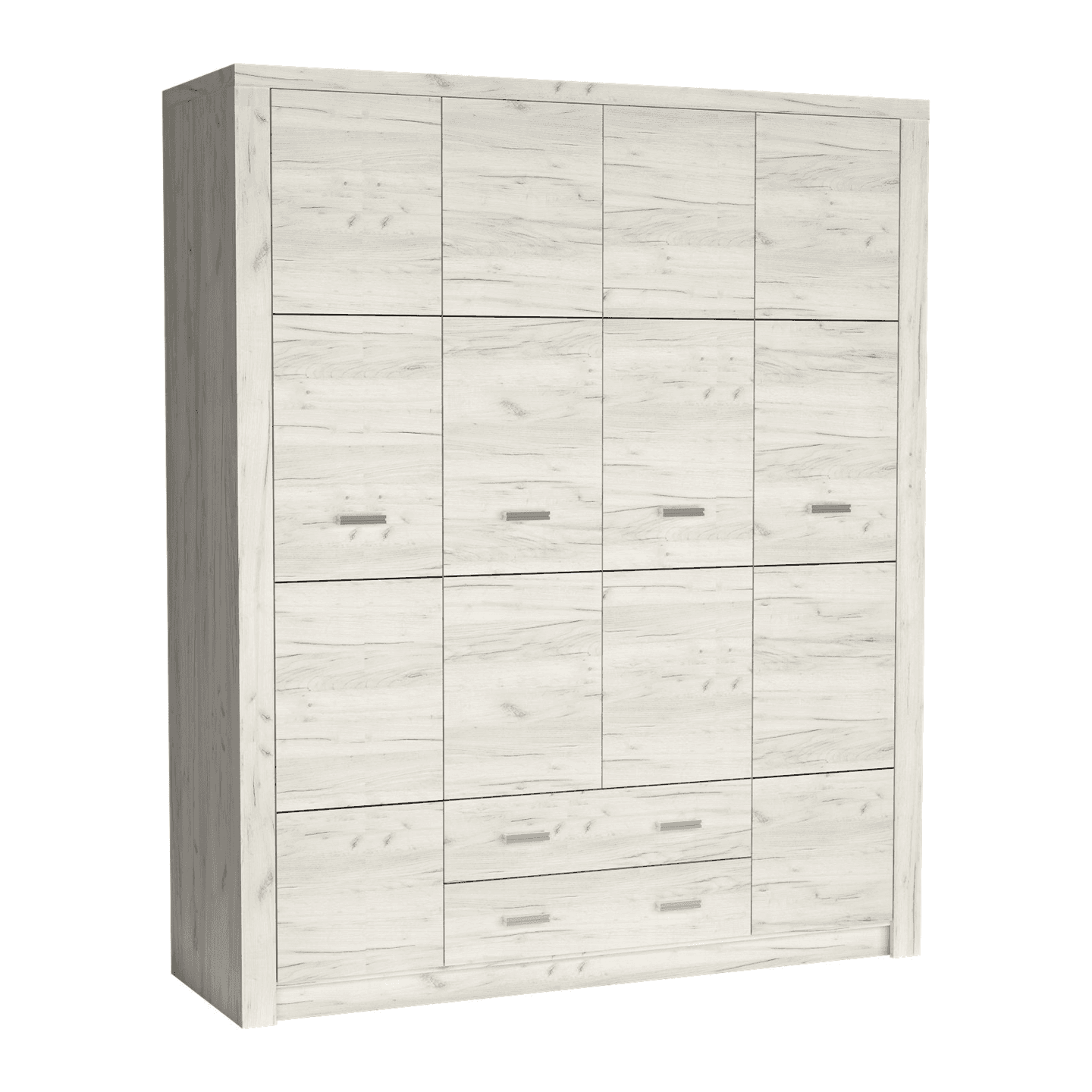 Szafa Monteri 178 cm Kraft Biały