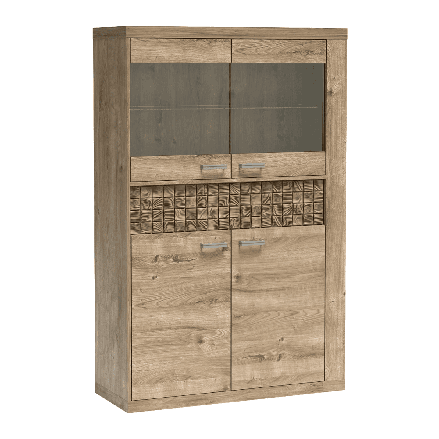 Witryna Elvoro 102 cm Dąb Ribbeck