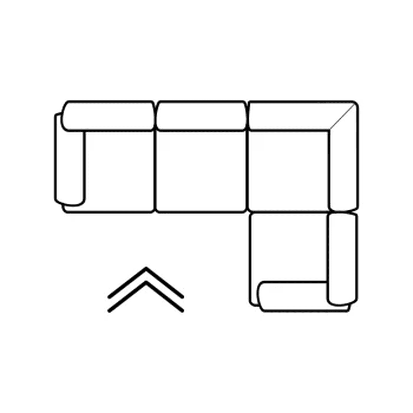 Narożnik Plaza L Tkanina Monolith 97 Strona prawa WERSAL - zdjęcie 2