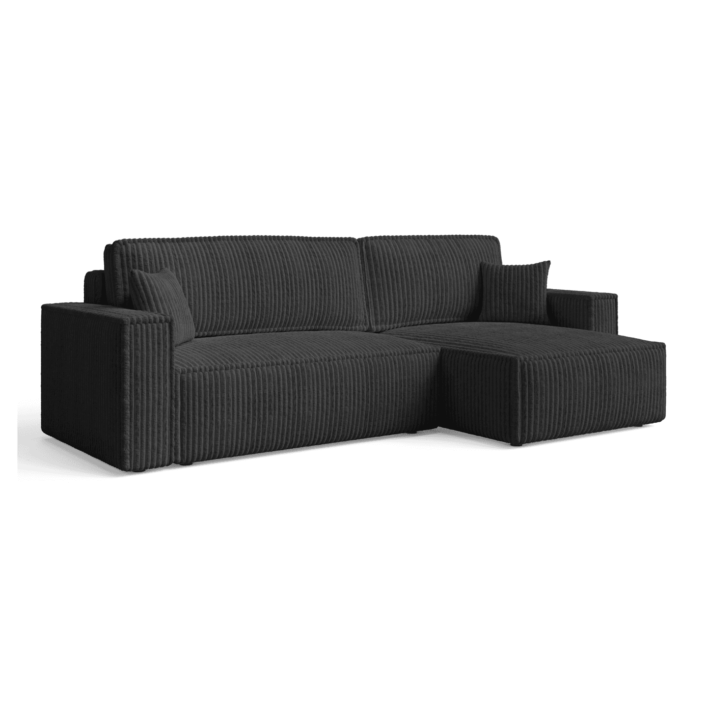 Stylowy narożnik ARON XL z pojemnikiem | Uniwersalny | Tkanina Tilia 100