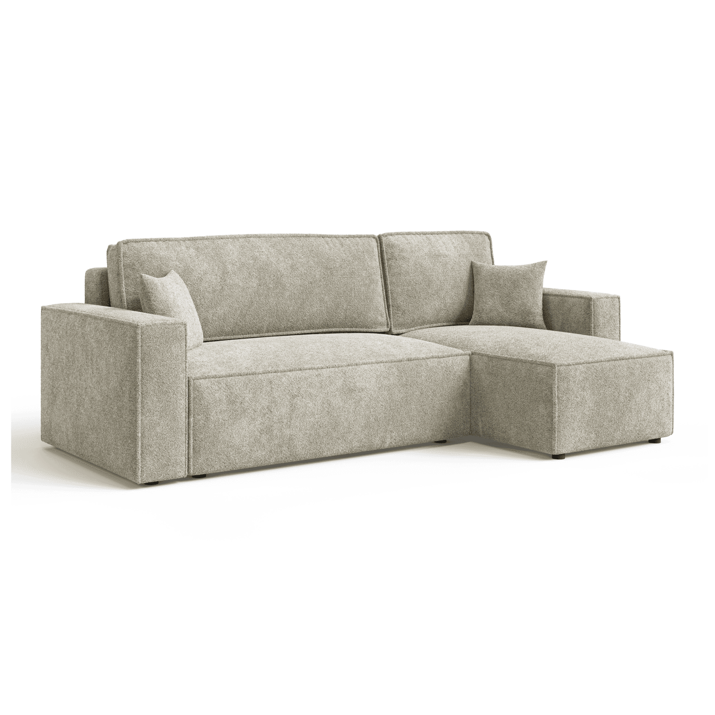 Elegancki narożnik wypoczynkowy ARON L | Uniwersalny | Tkanina Coral 65