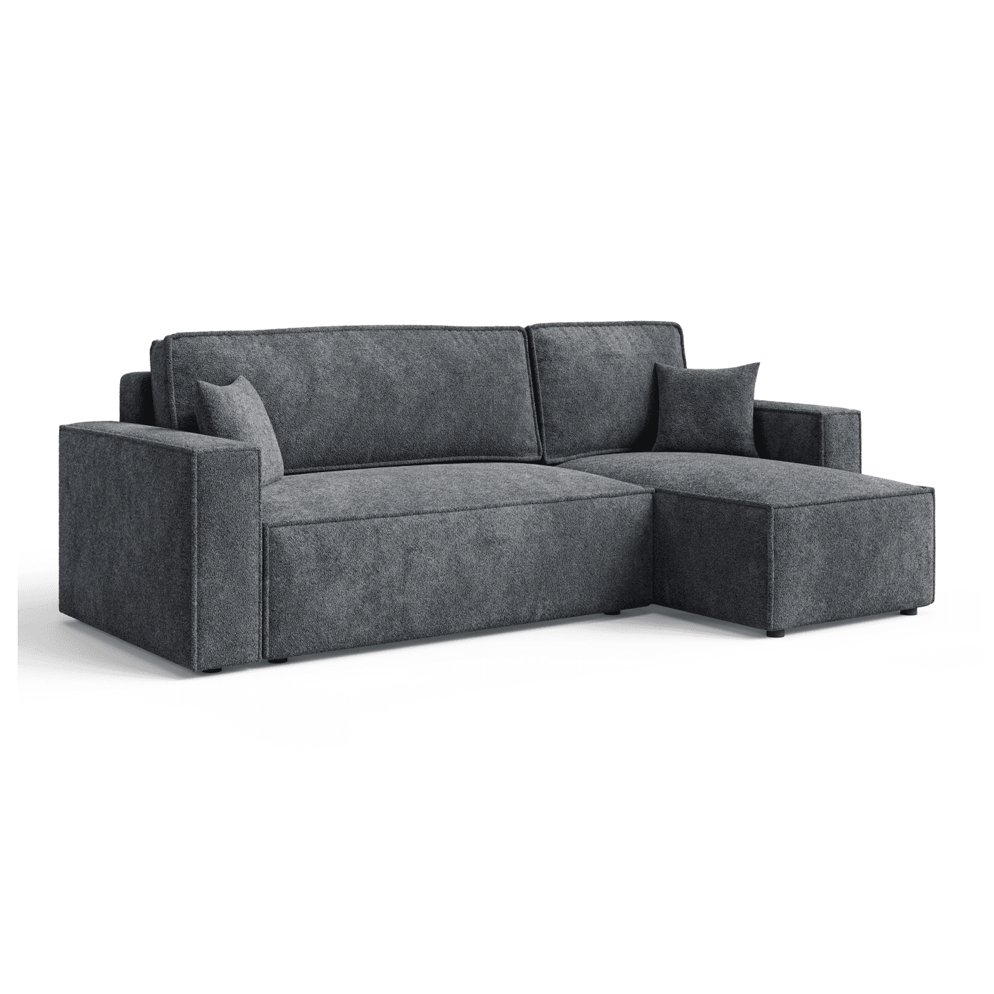 Stylowy narożnik ARON L do salonu | Uniwersalny | Tkanina Coral 80