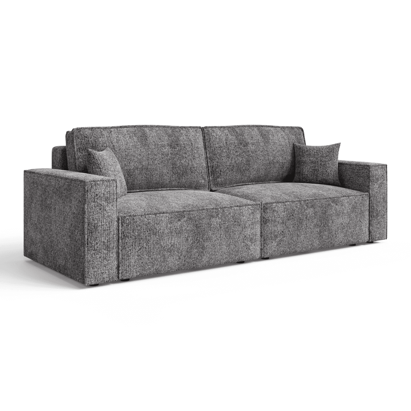 Stylowa sofa ARON S z funkcją spania | Rozkładana | Tkanina Bella 25