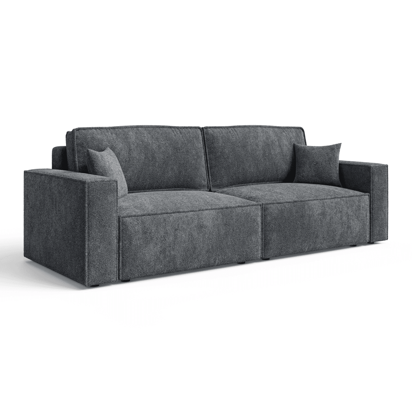 Stylowa sofa ARON S do salonu | Rozkładana | Tkanina Coral 80