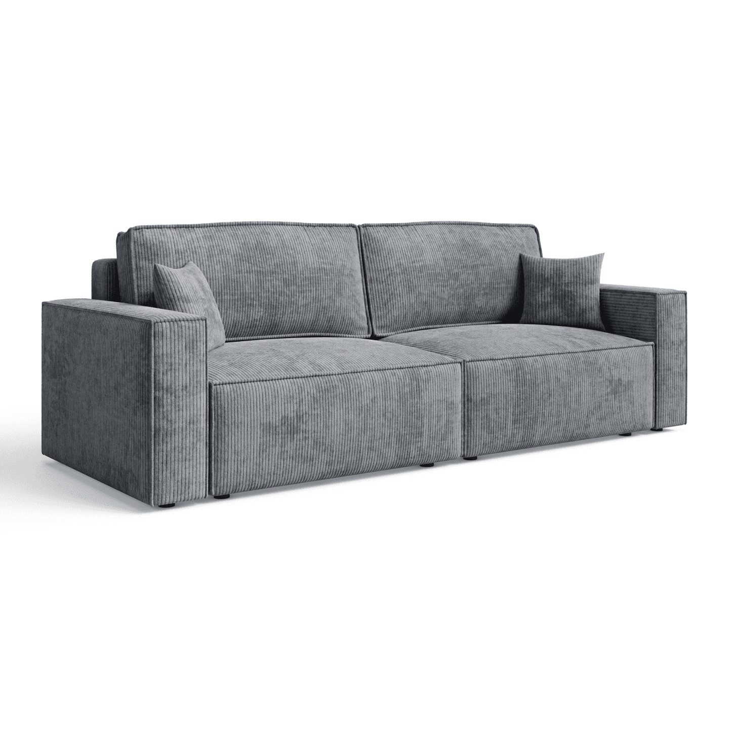 Sofa ARON S z dużą powierzchnią spania | Rozkładana | Tkanina Poso 60