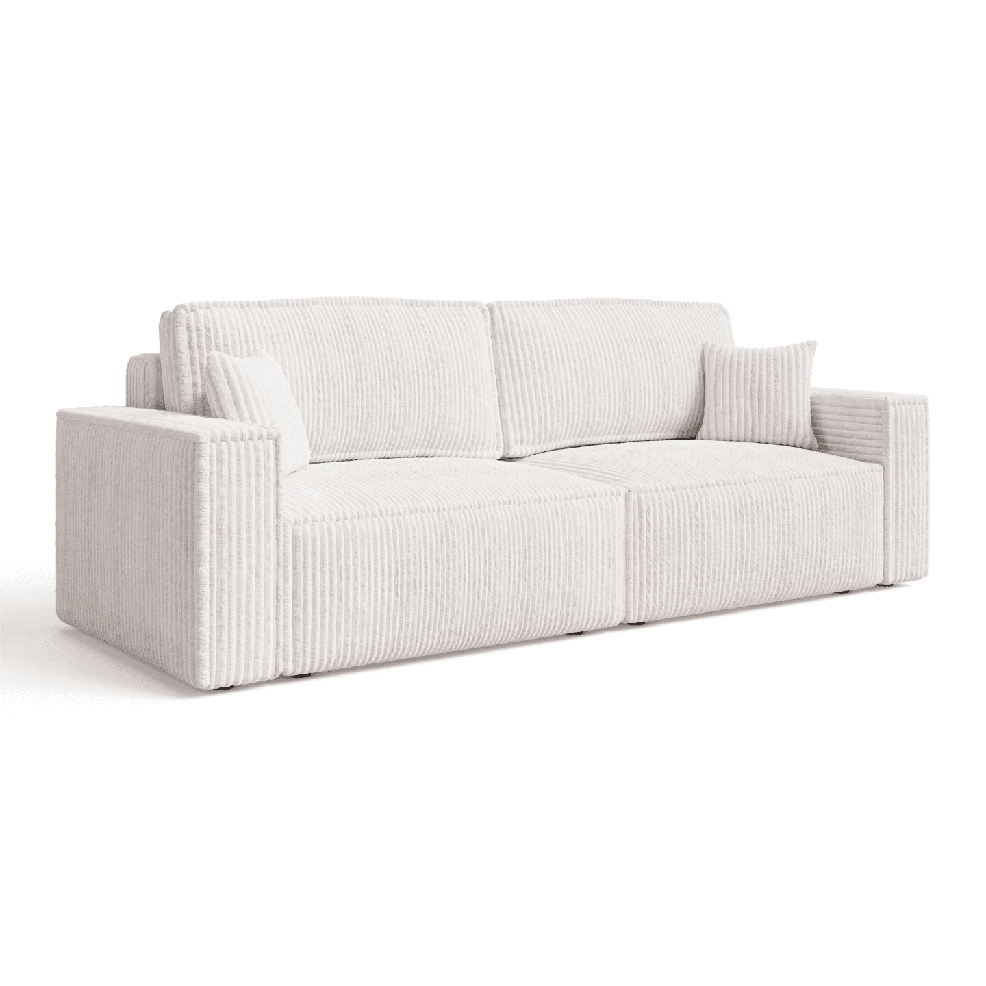 Wygodna sofa ARON S z funkcją spania | Rozkładana | Tkanina Tilia 01