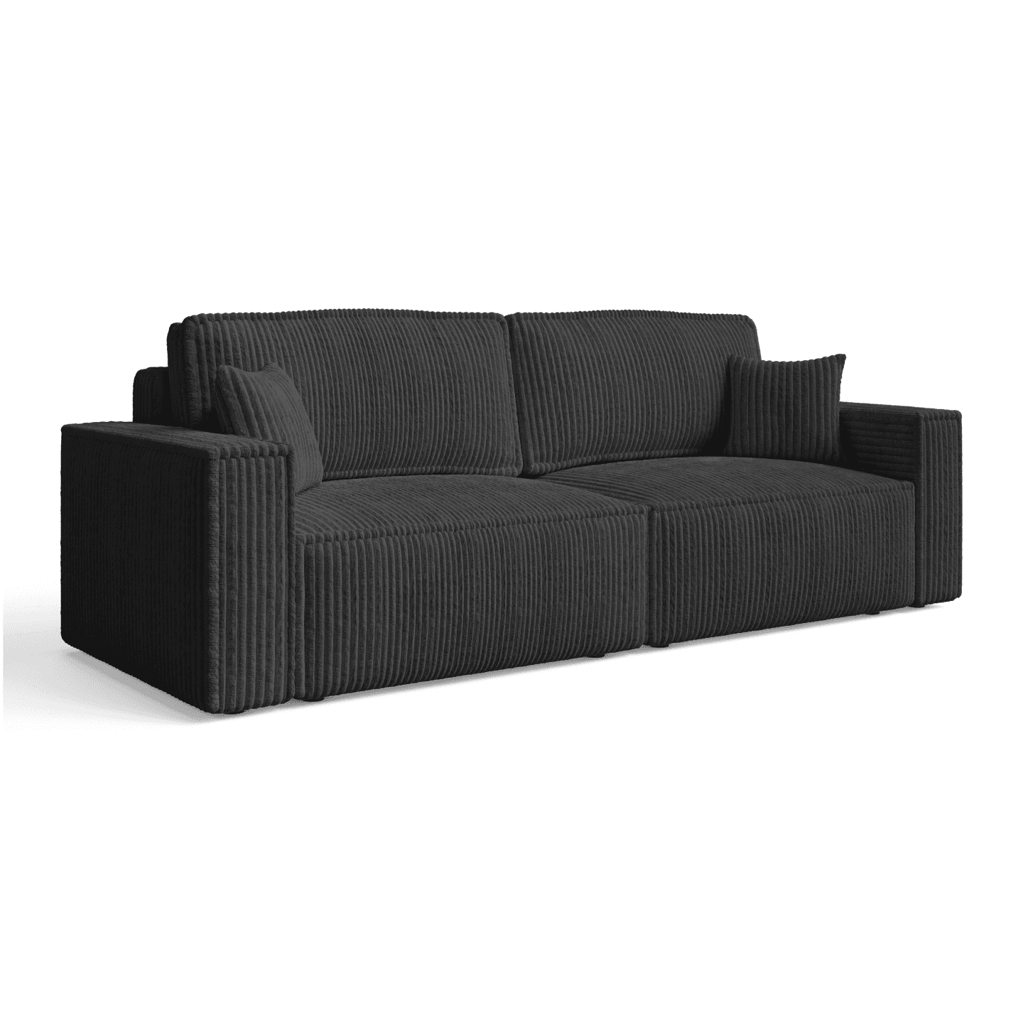 Stylowa sofa ARON S z pojemnikiem | Rozkładana | Tkanina Tilia 100