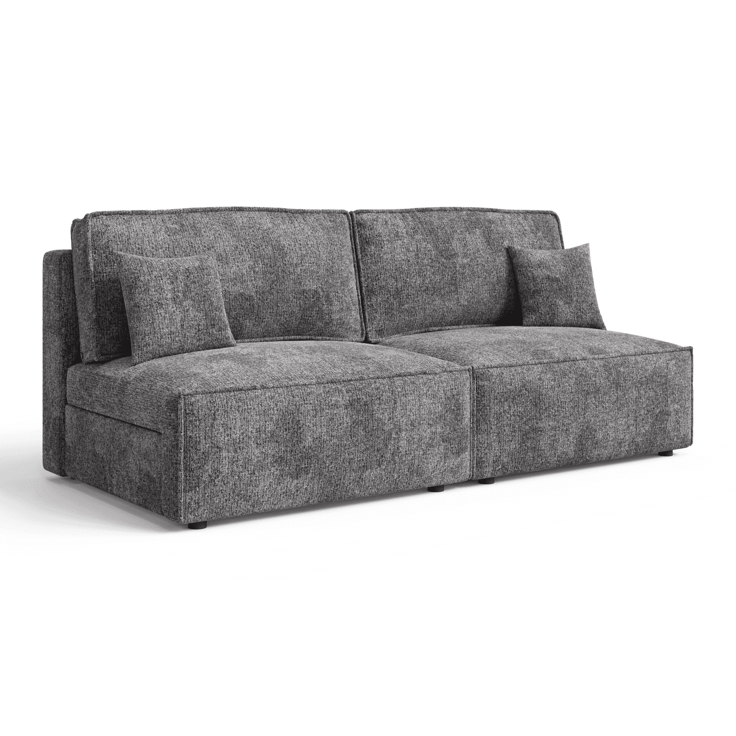 Stylowa sofa ARON S MINI do spania | Rozkładana | Tkanina Bella 25