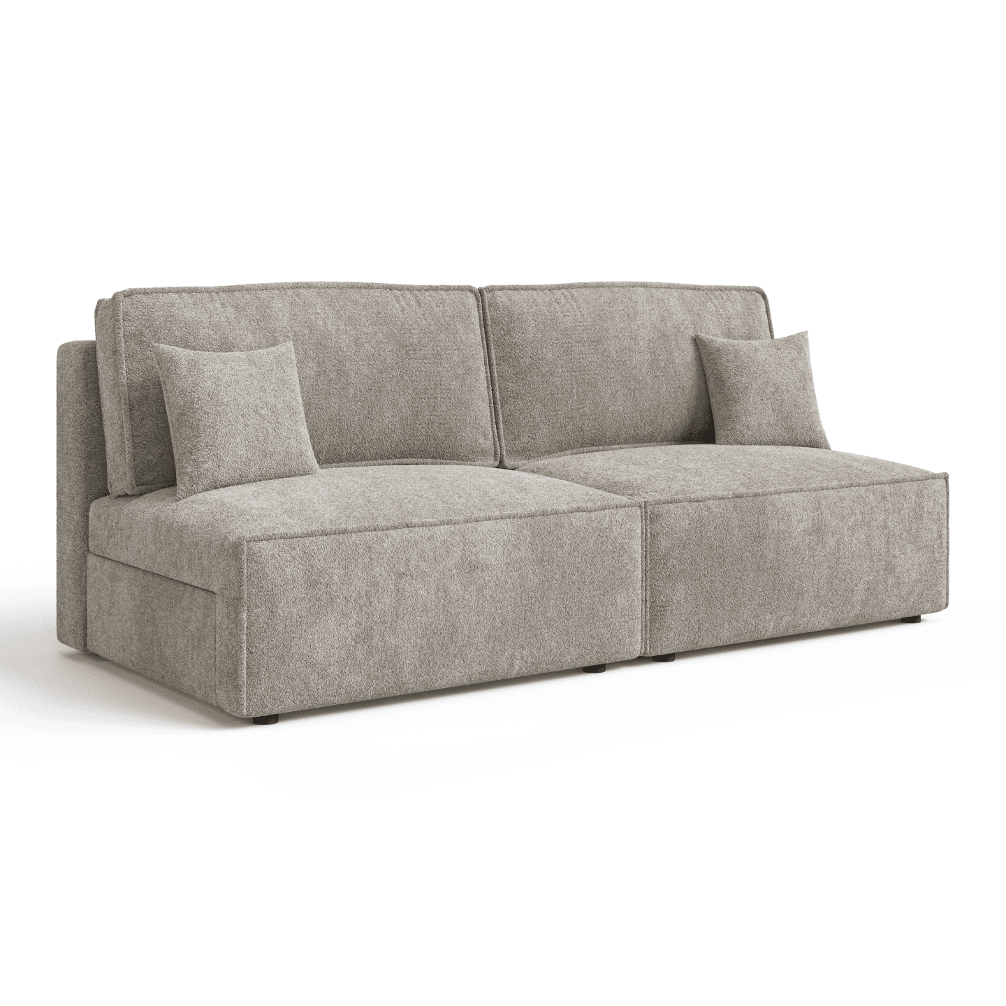 Sofa ARON S MINI z pojemnikiem na pościel | Rozkładana | Tkanina Coral 50