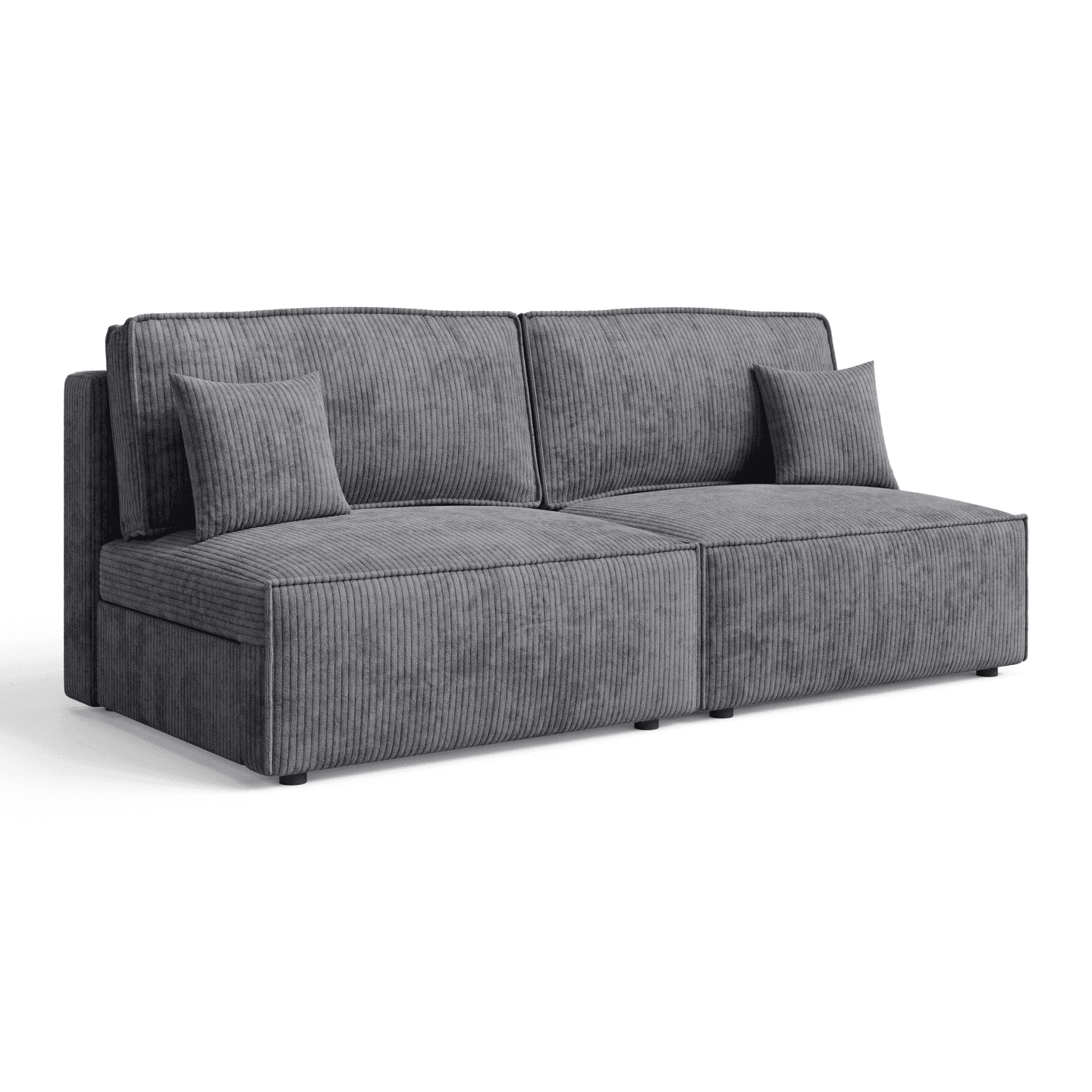 Mała sofa ARON S MINI do salonu i spania | Rozkładana | Tkanina Poso 34