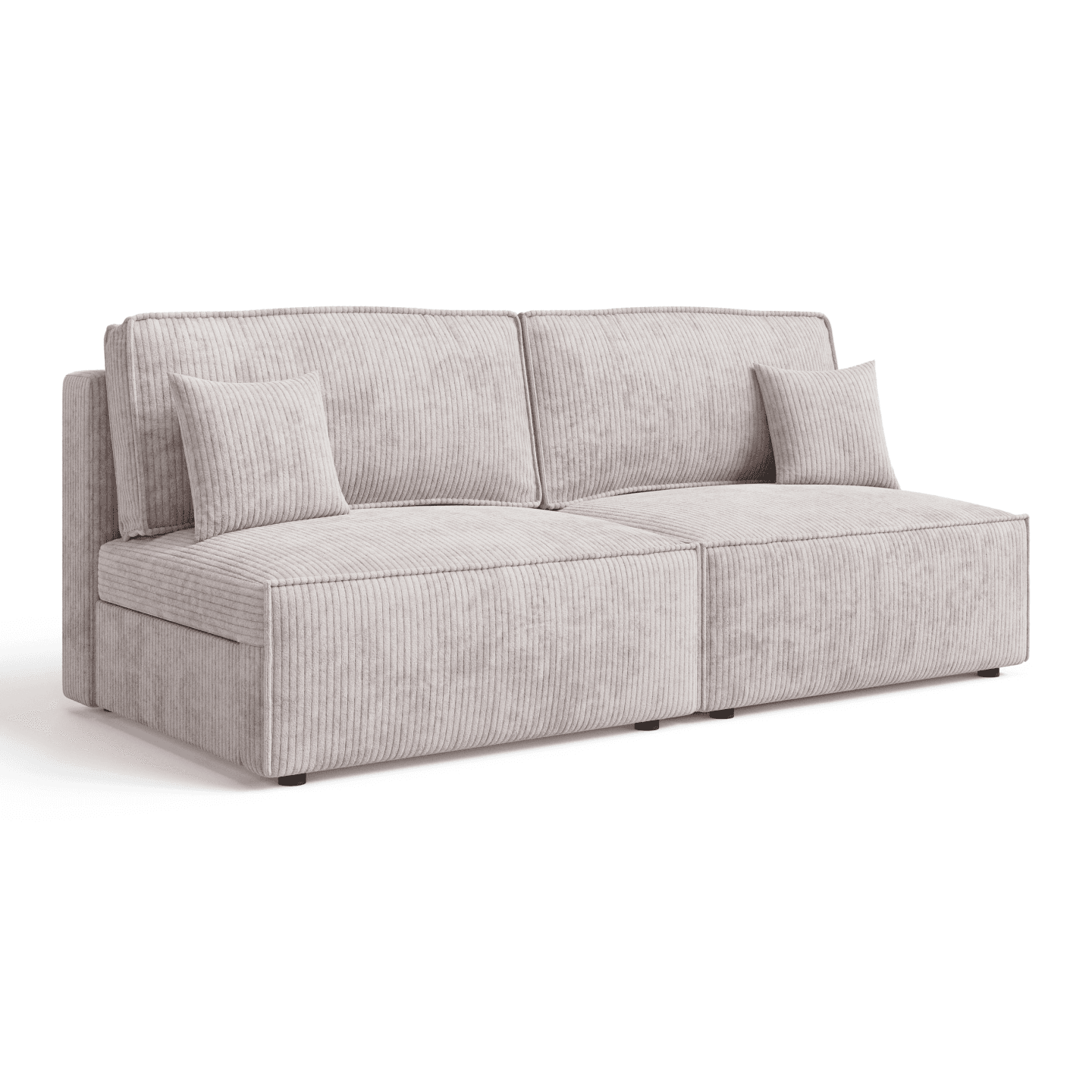 Stylowa sofa ARON S MINI do salonu | Rozkładana | Tkanina Poso 100
