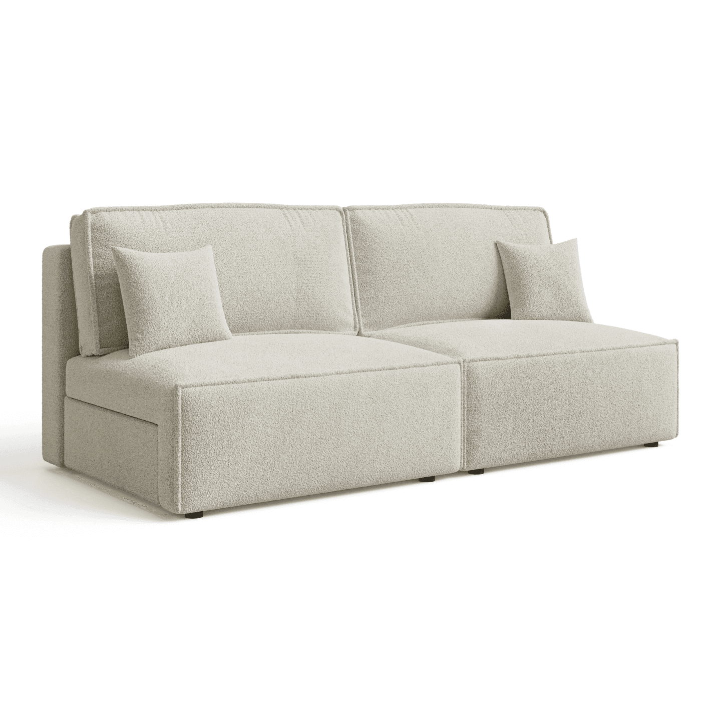 Nowoczesna sofa ARON S MINI do salonu | Rozkładana | Tkanina Quelle 03