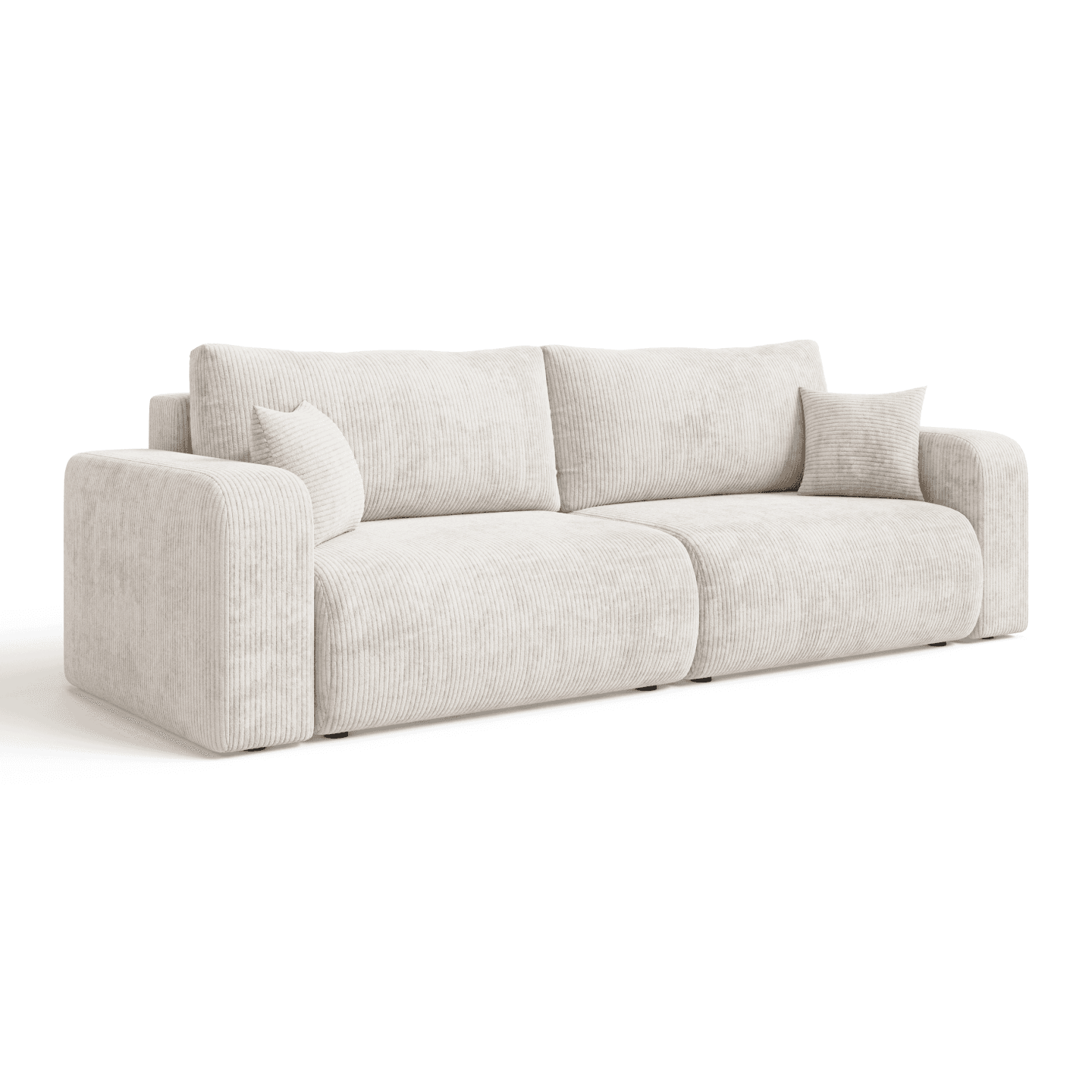 LARGO S sofa z funkcją spania | Rozkładana | Tkanina Poso 38