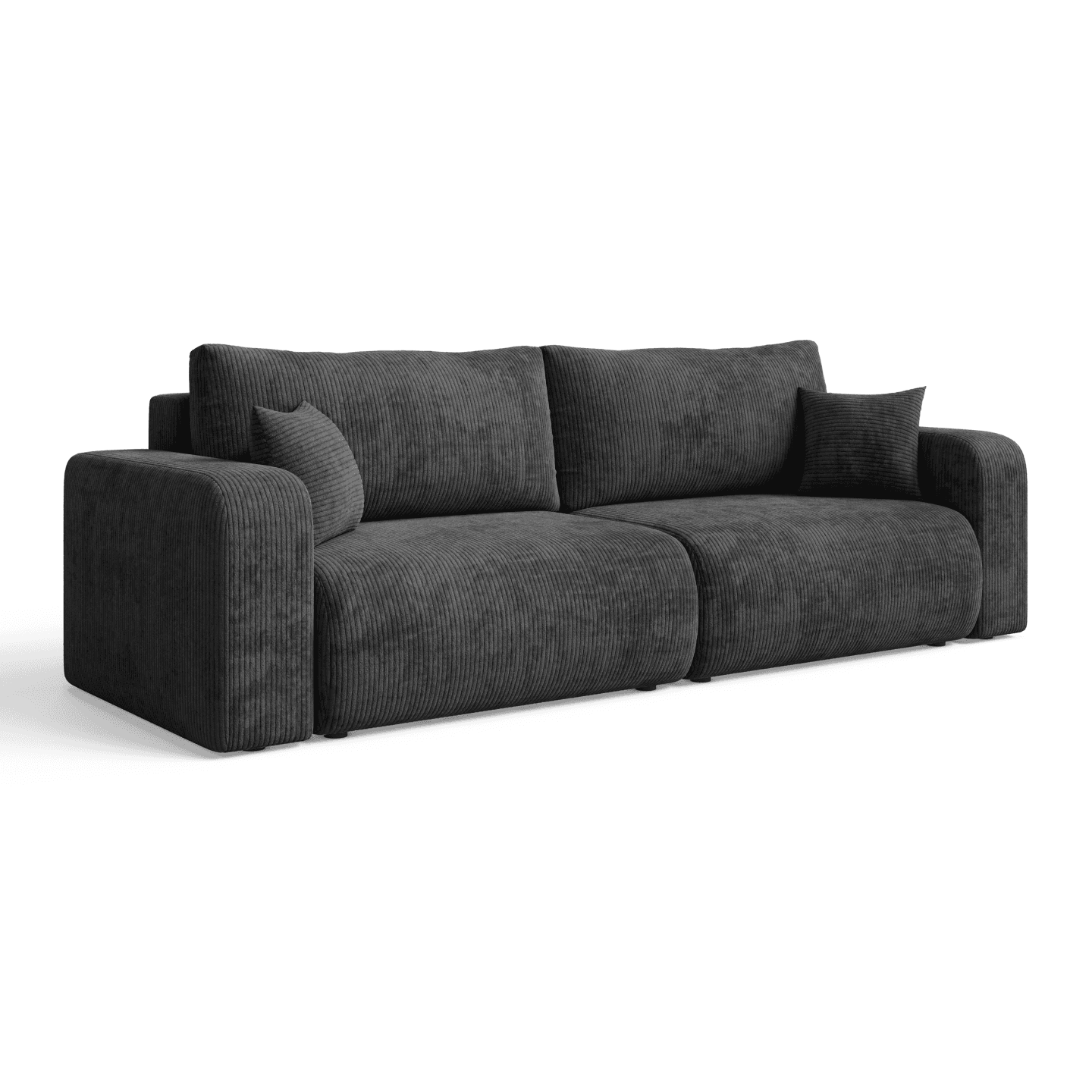 Praktyczna sofa LARGO S z pojemnikiem | Rozkładana | Tkanina Poso 135