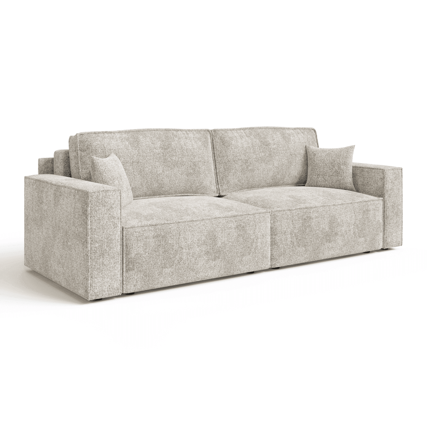 Sofa-narożnik ARON S CORNER do salonu | Rozkładany | Tkanina Bella 05