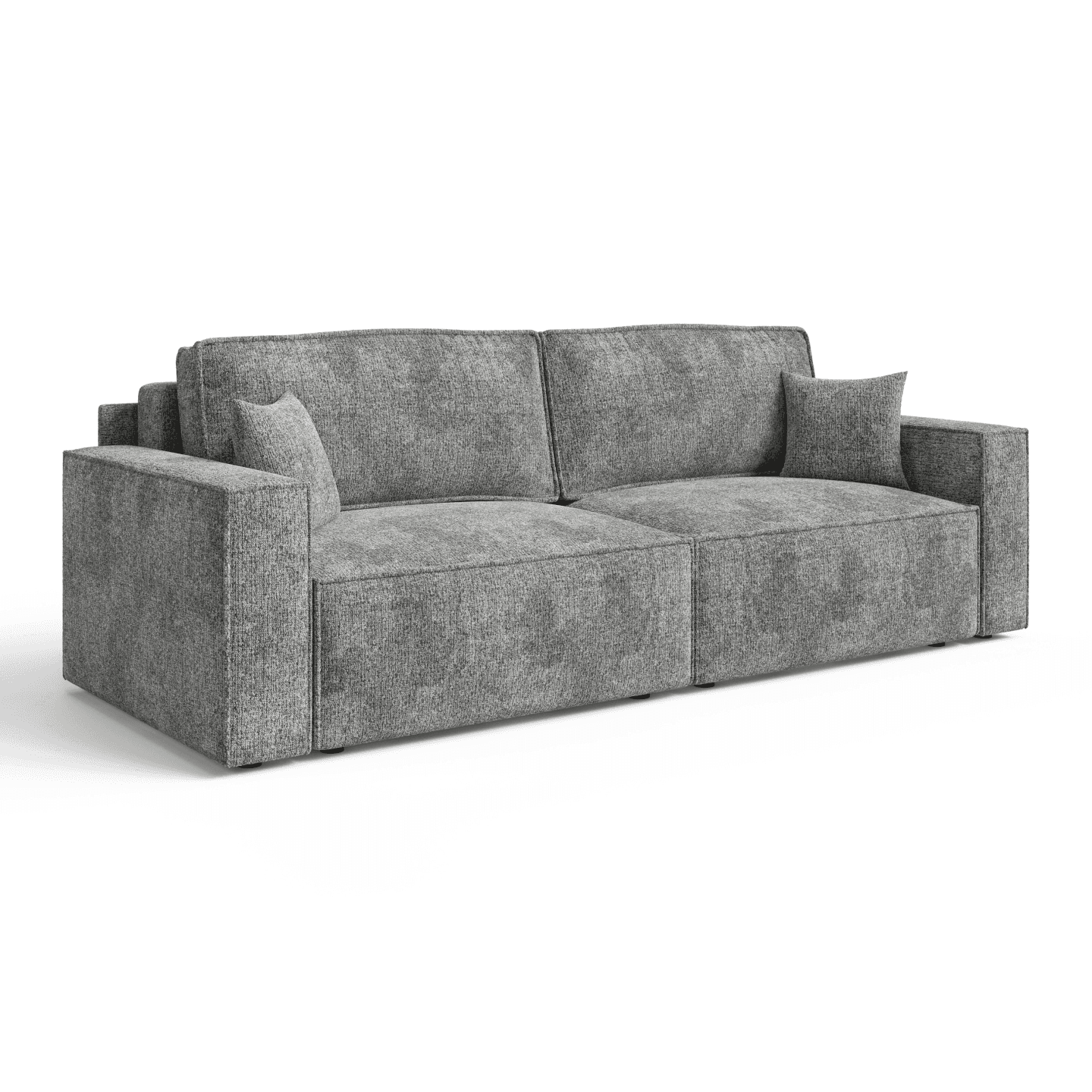 Sofa-narożnik ARON S CORNER z pojemnikiem | Rozkładany | Tkanina Bella 15