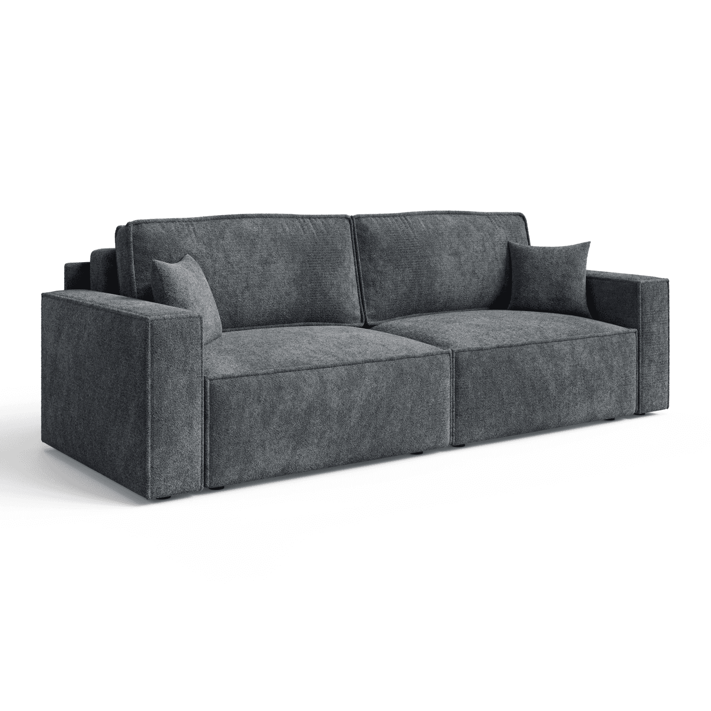 Komfortowy ARON S CORNER sofa-narożnik | Rozkładany | Tkanina Coral 80