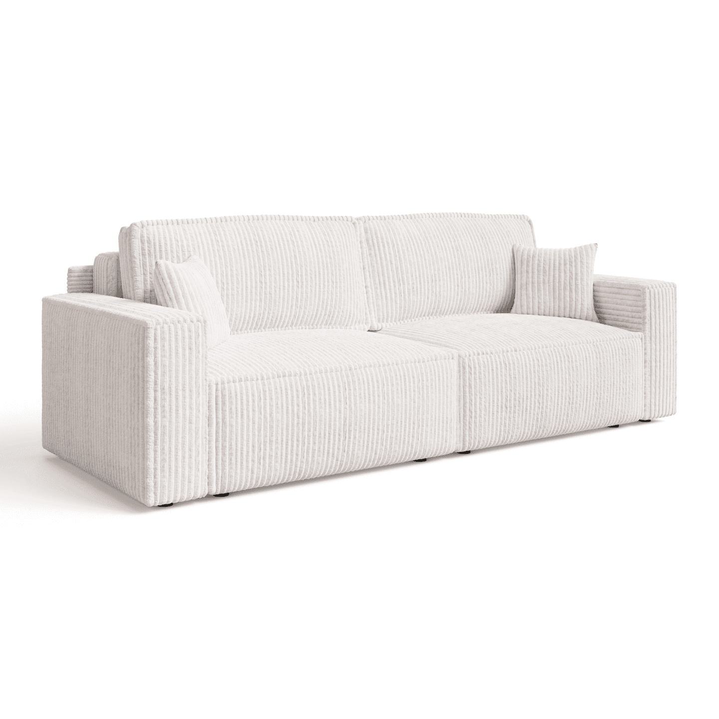 Sofa-narożnik ARON S CORNER do salonu | Rozkładany | Tkanina Tilia 01