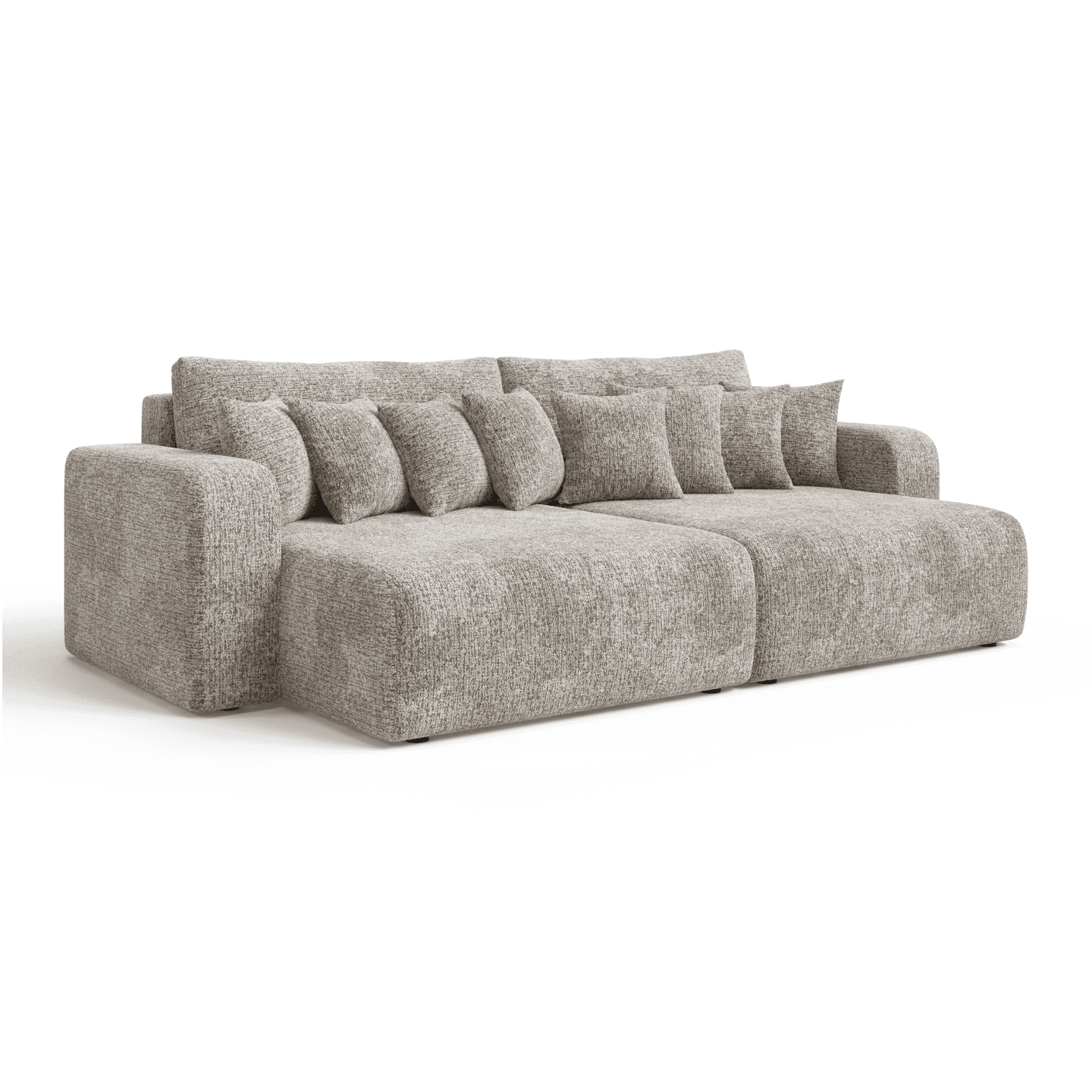 Praktyczna Bigsofa FIORO S do salonu z poduszkami | Tkanina Bella 60