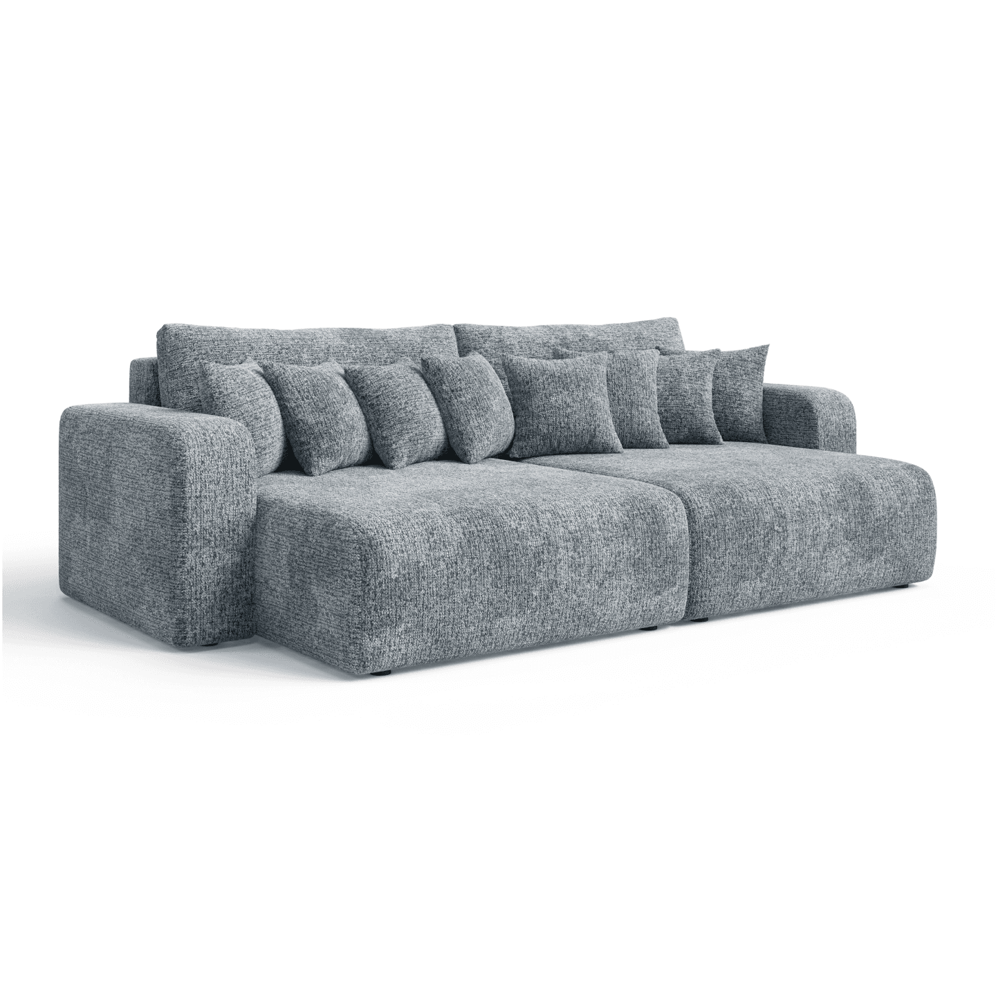 Sofa FIORO S z poduszkami i funkcją spania do salonu | Tkanina Bella 65