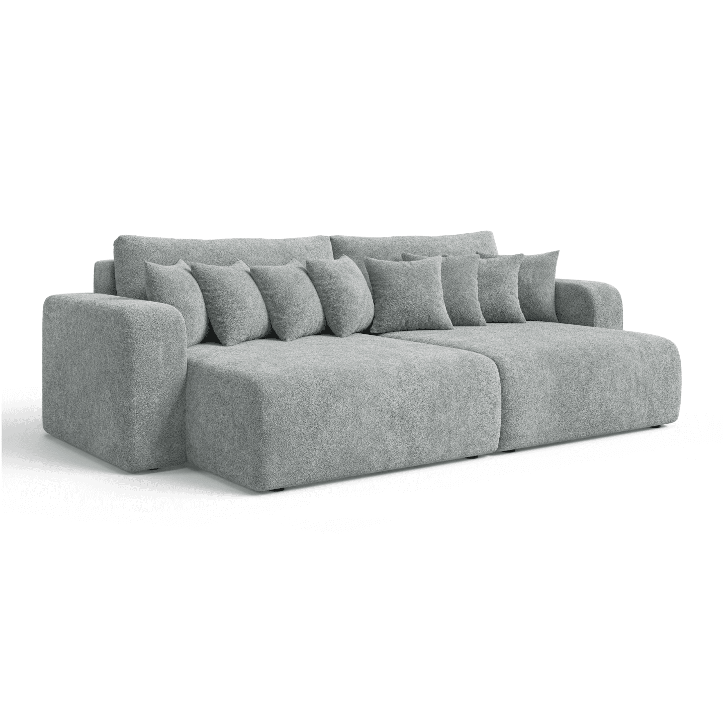 Wygodna sofa FIORO S z kompletem poduszek do salonu | Tkanina Coral 75