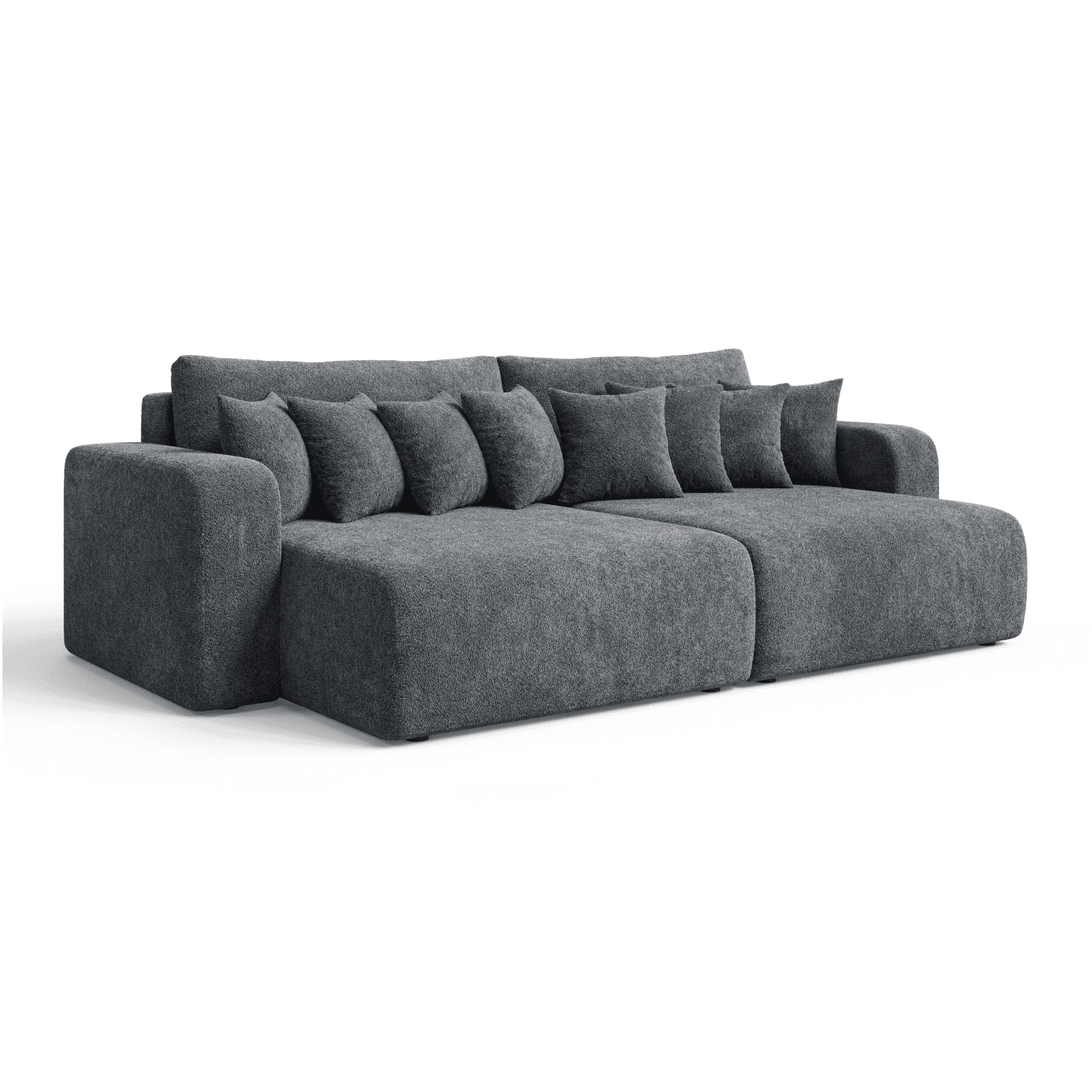 Designerska Bigsofa FIORO S z poduszkami do salonu | Tkanina Coral 80