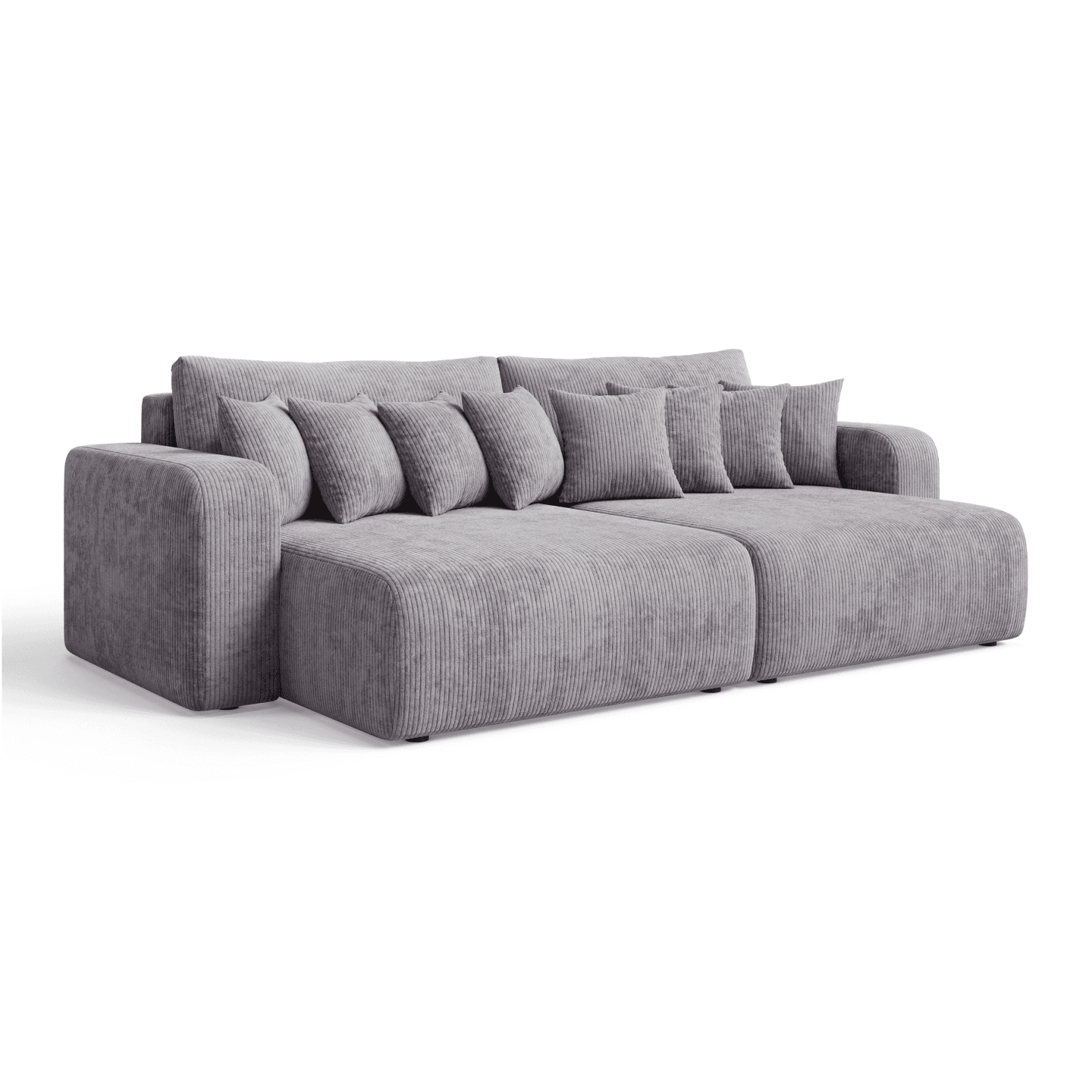 Komfortowa sofa FIORO S z zestawem poduszek do salonu | Tkanina Poso 22