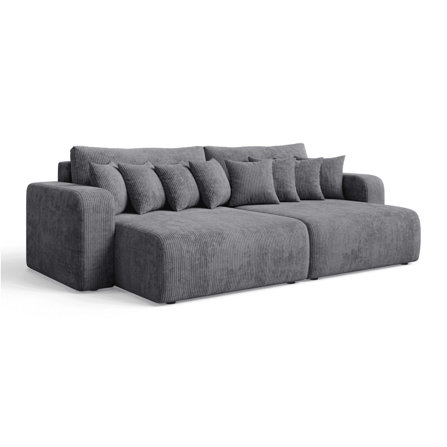 Sofa FIORO S do salonu w nowoczesnym stylu z poduszkami | Tkanina Poso 34