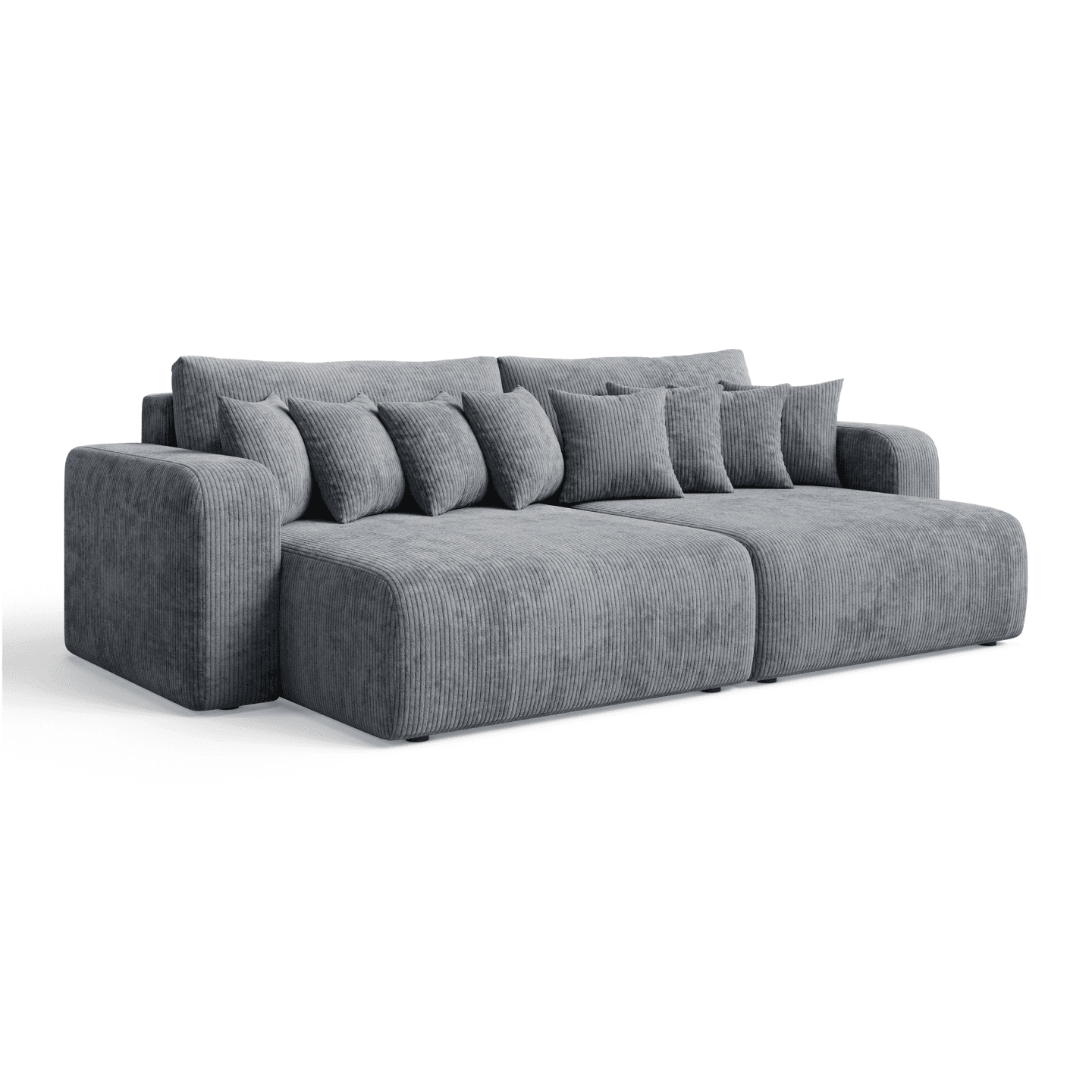 Designerska sofa FIORO S z poduszkami do salonu | Tkanina Poso 60