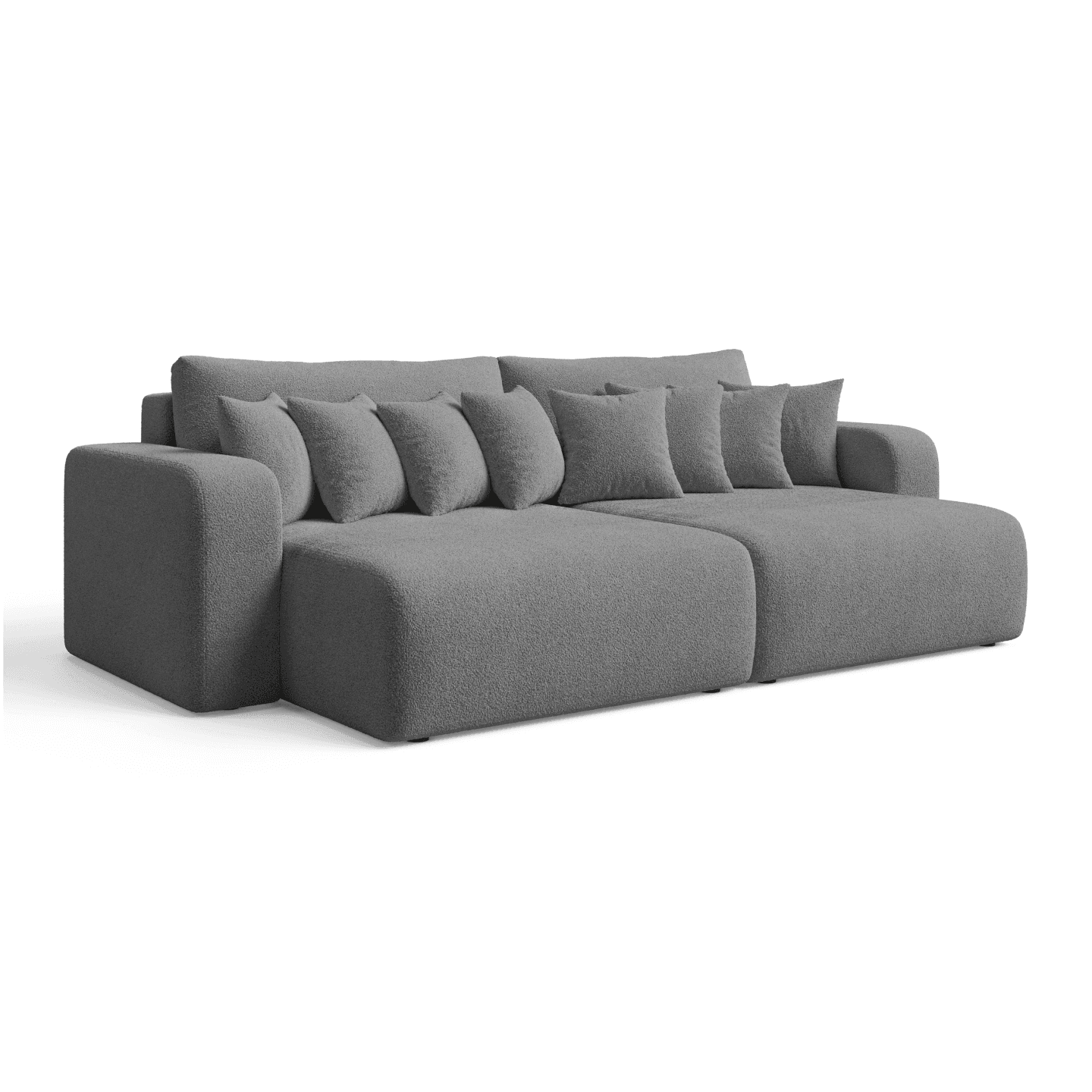 Wygodna sofa FIORO S z poduszkami do salonu | Tkanina Quelle 92