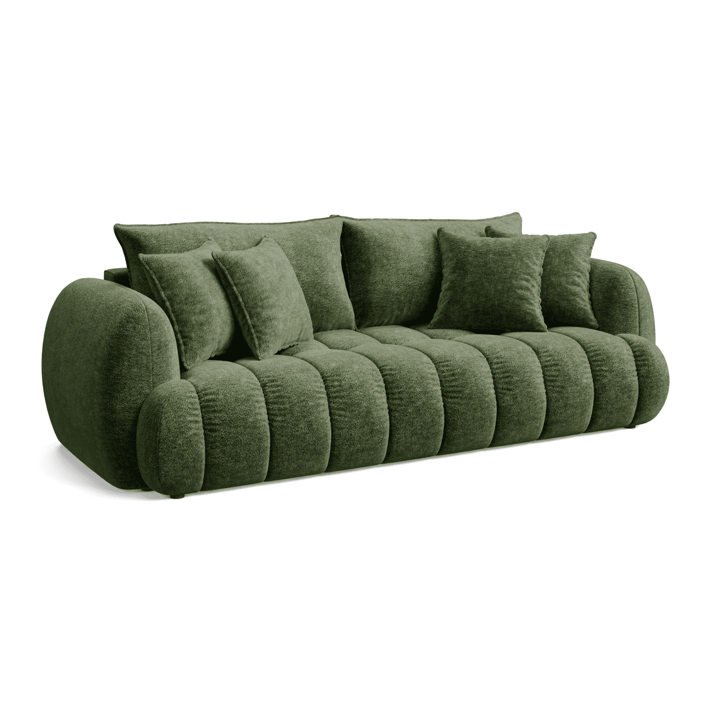 Sofa COCO PREMIUM elegancka rozkładana z poduszkami | Tkanina Aphrodite 12
