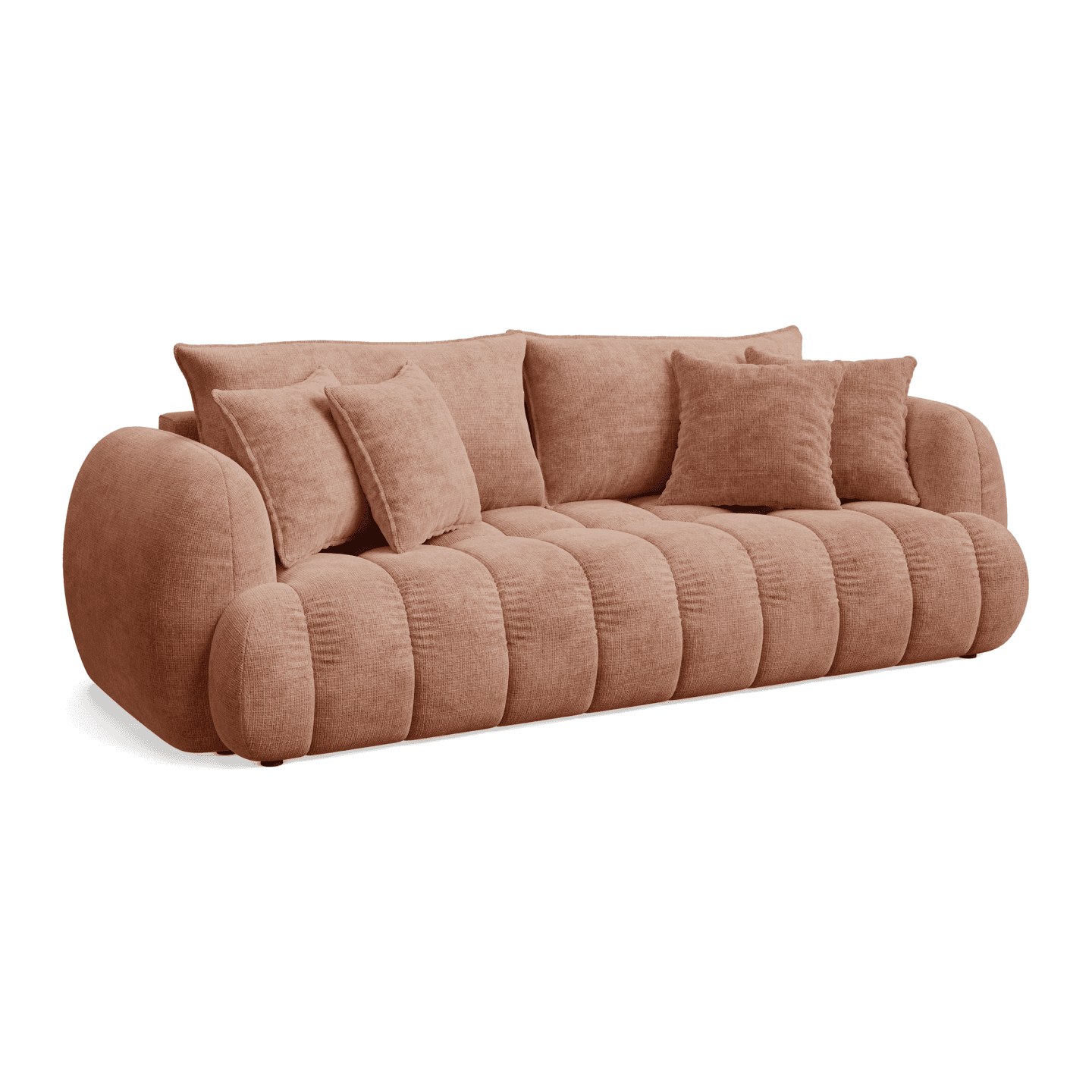 Elegancka Sofa COCO PREMIUM wypoczynkowa z poduszkami | Tkanina Cremona 52