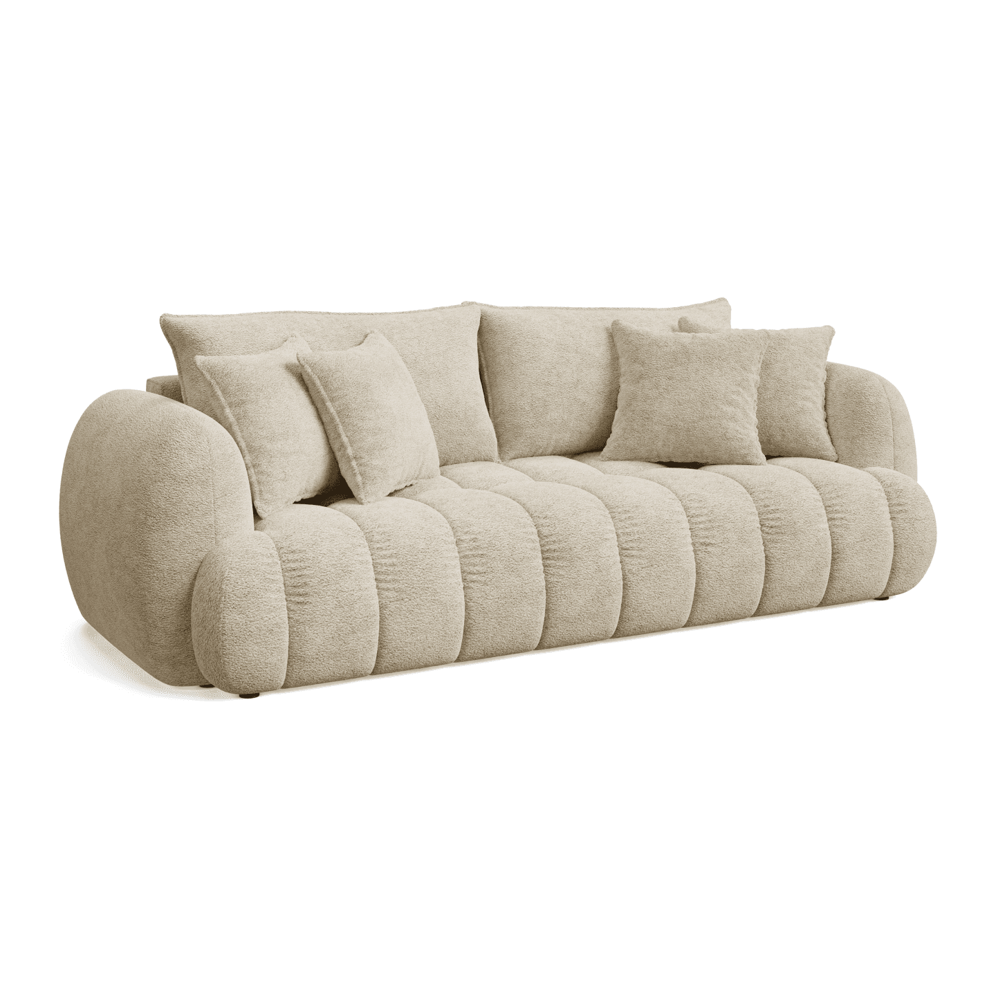 Luksusowa Sofa COCO PREMIUM miękka rozkładana do salonu | Tkanina Fredo 10