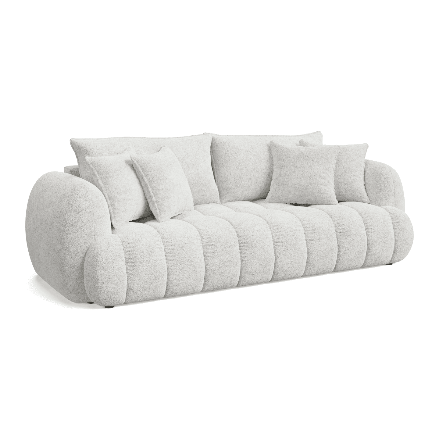 Elegancka Sofa COCO PREMIUM rozkładana z funkcją spania | Tkanina Fredo 25