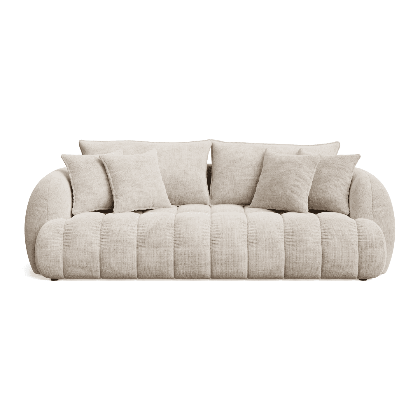Nowoczesna Sofa COCO PREMIUM wypoczynkowa z poduszkami | Tkanina Fredo 40 - zdjęcie 2