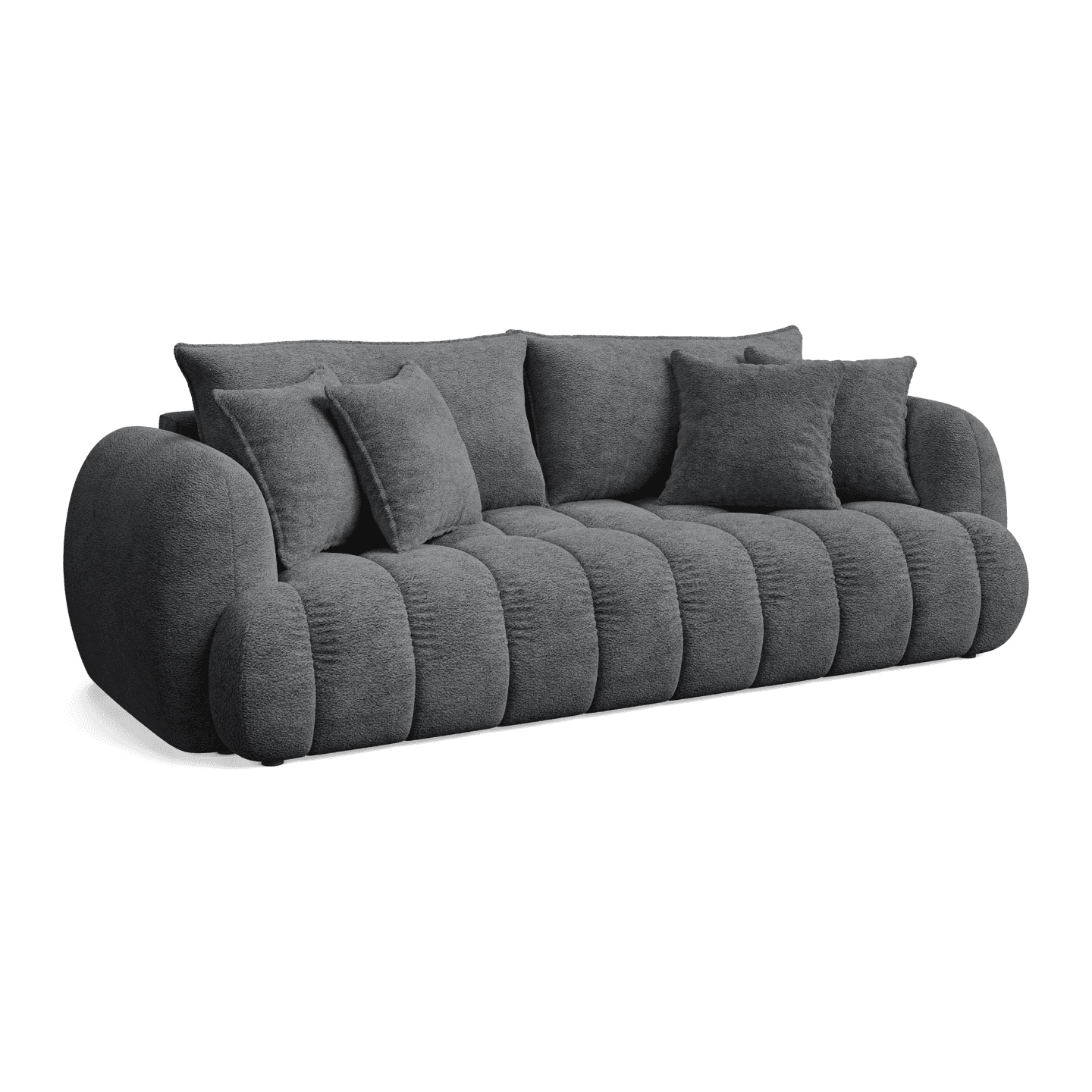 Nowoczesna Sofa COCO PREMIUM wypoczynkowa z poduszkami | Tkanina Fredo 40