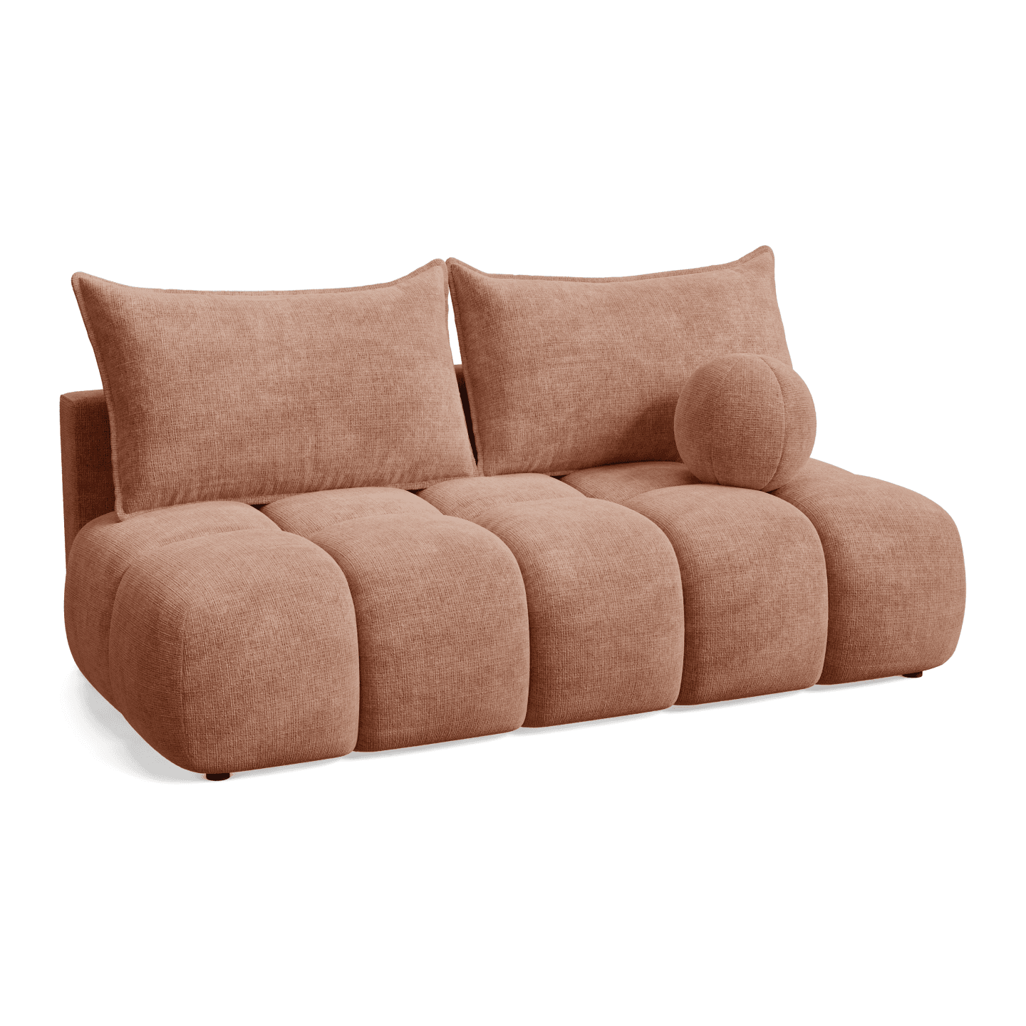 Nowoczesna Sofa COCO MINI bez podłokietników do salonu | Tkanina Cremona 52