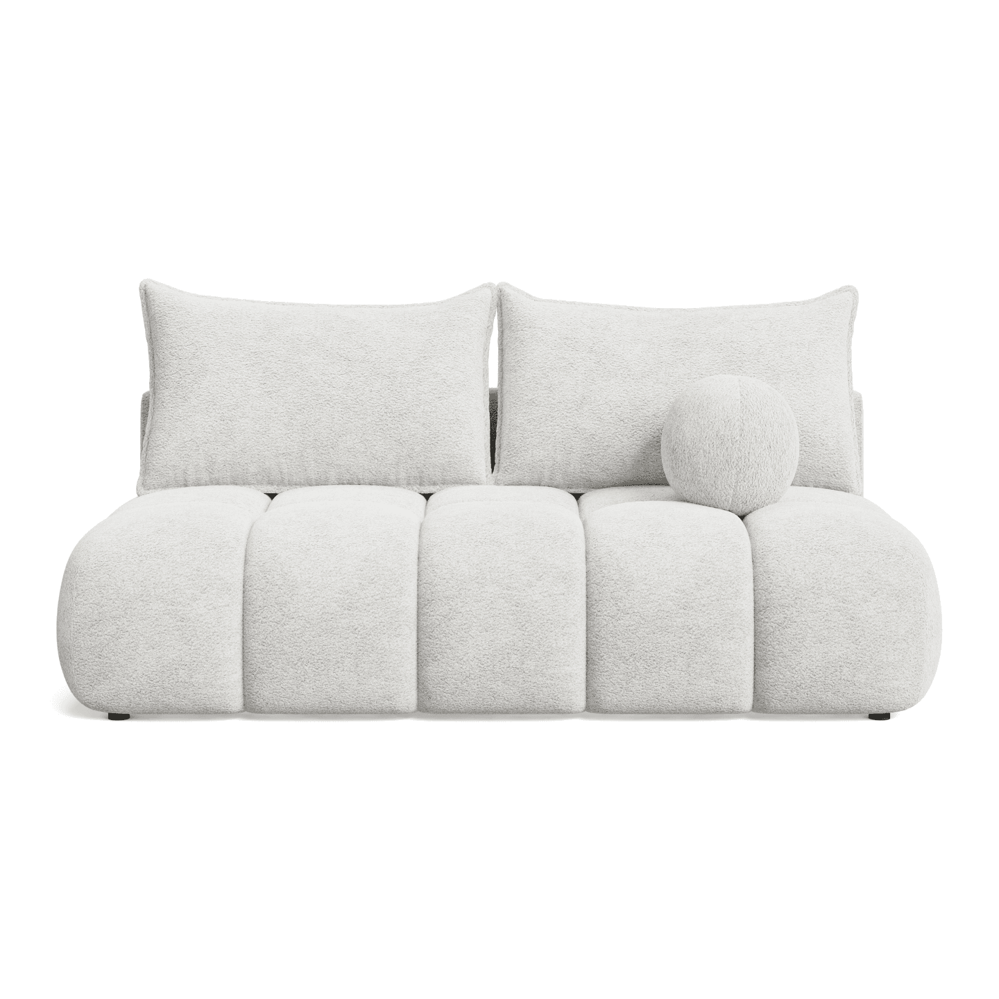Nowoczesna Sofa COCO MINI rozkładana do salonu | Tkanina Fredo 40 - zdjęcie 2