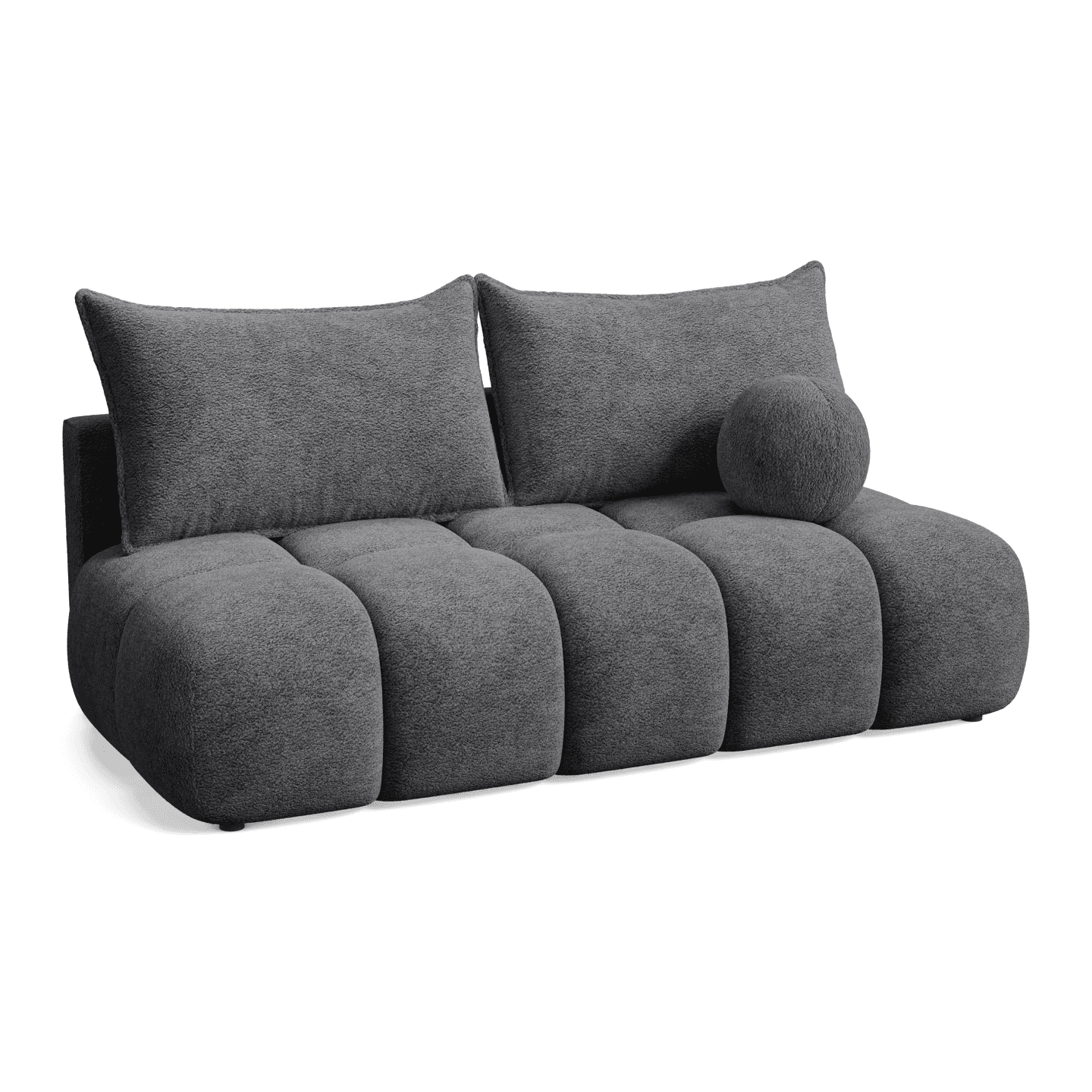 Nowoczesna Sofa COCO MINI rozkładana do salonu | Tkanina Fredo 40
