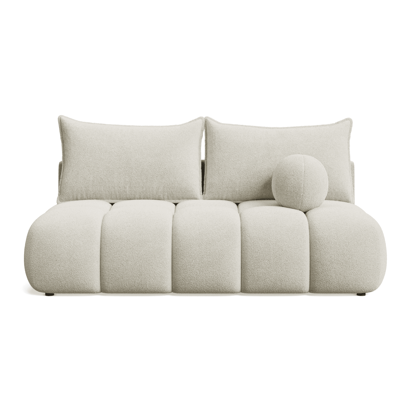 Nowoczesna Sofa COCO MINI bez podłokietników do salonu | Tkanina Quelle 21 - zdjęcie 2