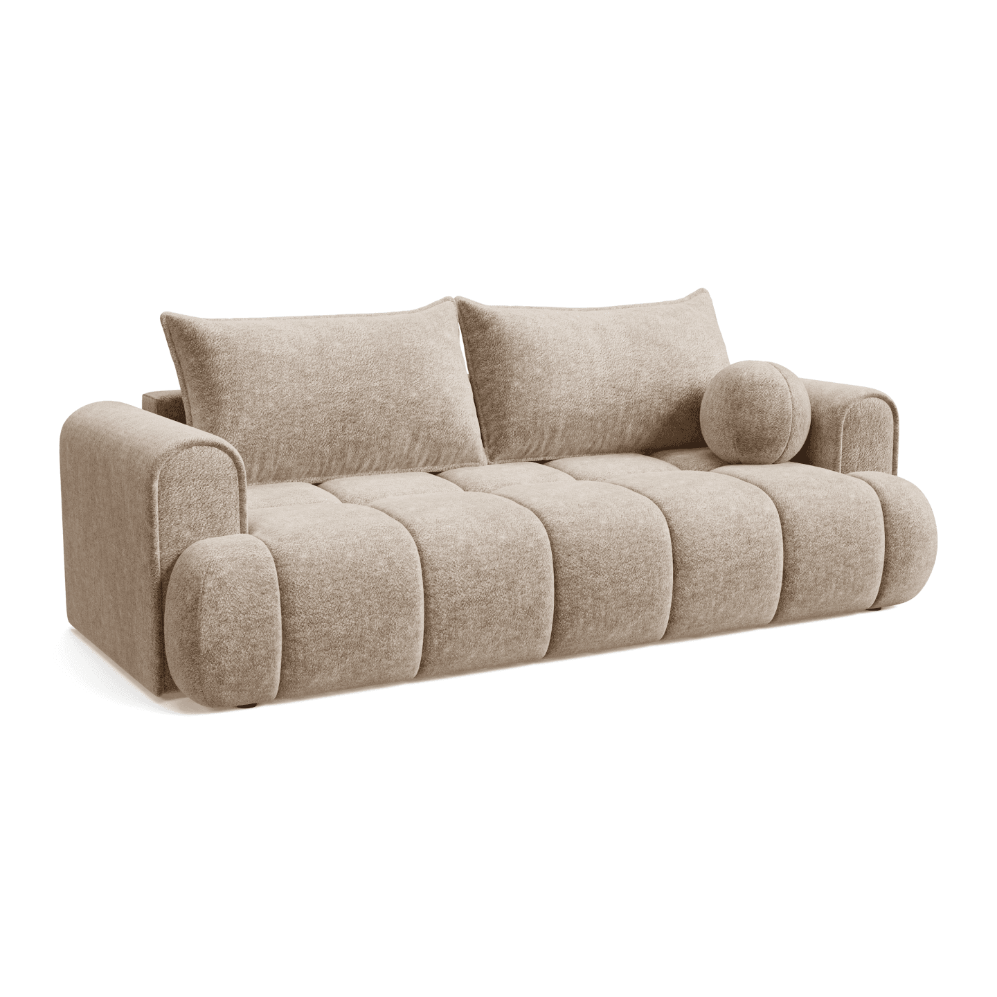 Stylowa Sofa COCO 2 PREMIUM rozkładana z poduszkami | Tkanina Aphrodite 3