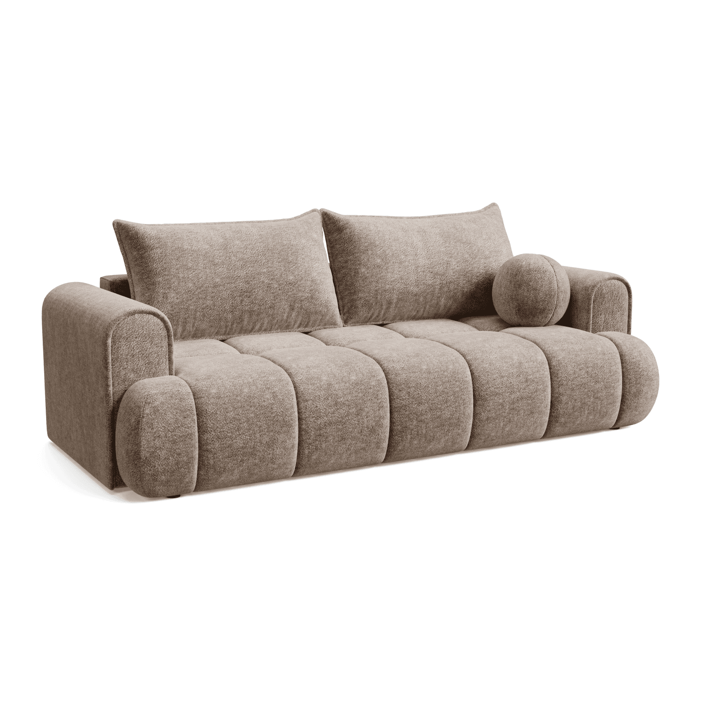 Elegancka Sofa COCO 2 PREMIUM rozkładana z poduszkami | Tkanina Aphrodite 5